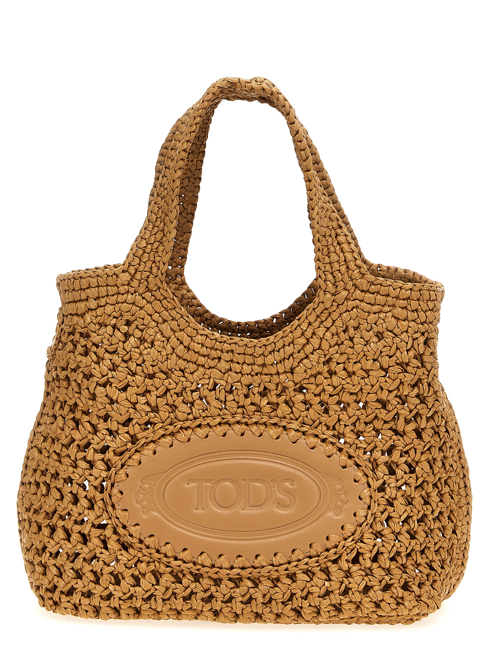 Small raffia shopping bag