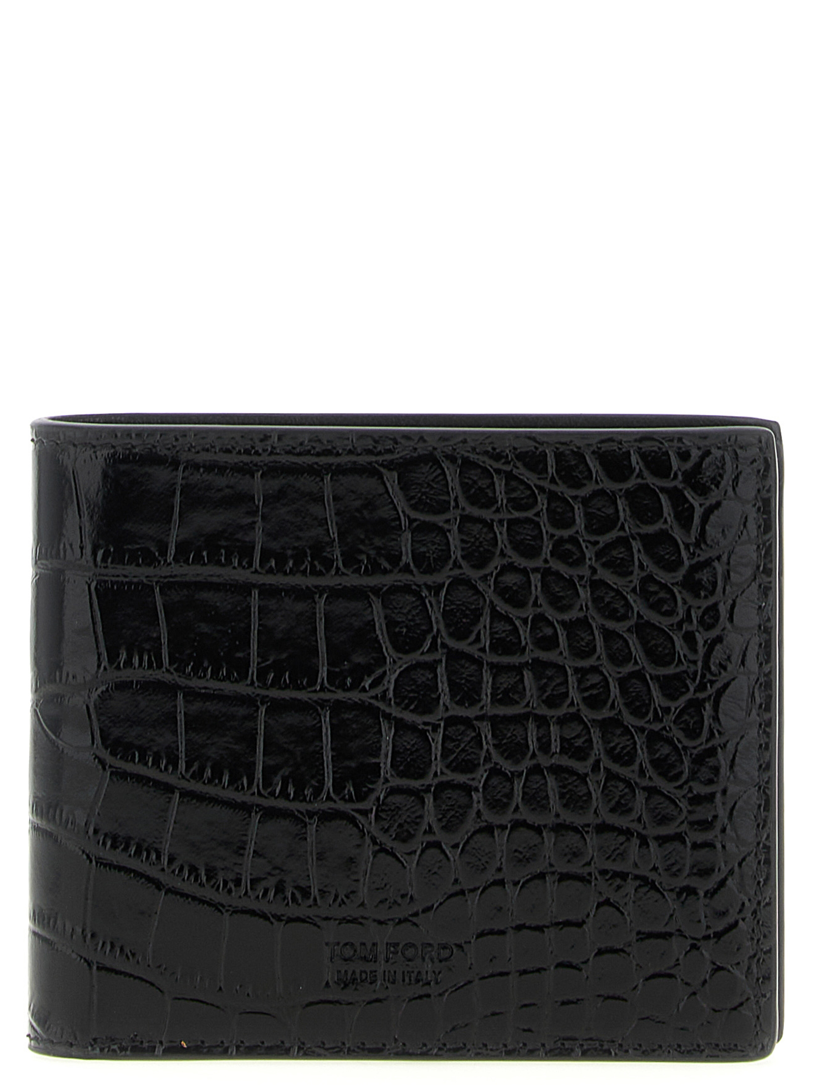 Crocodile leather wallet