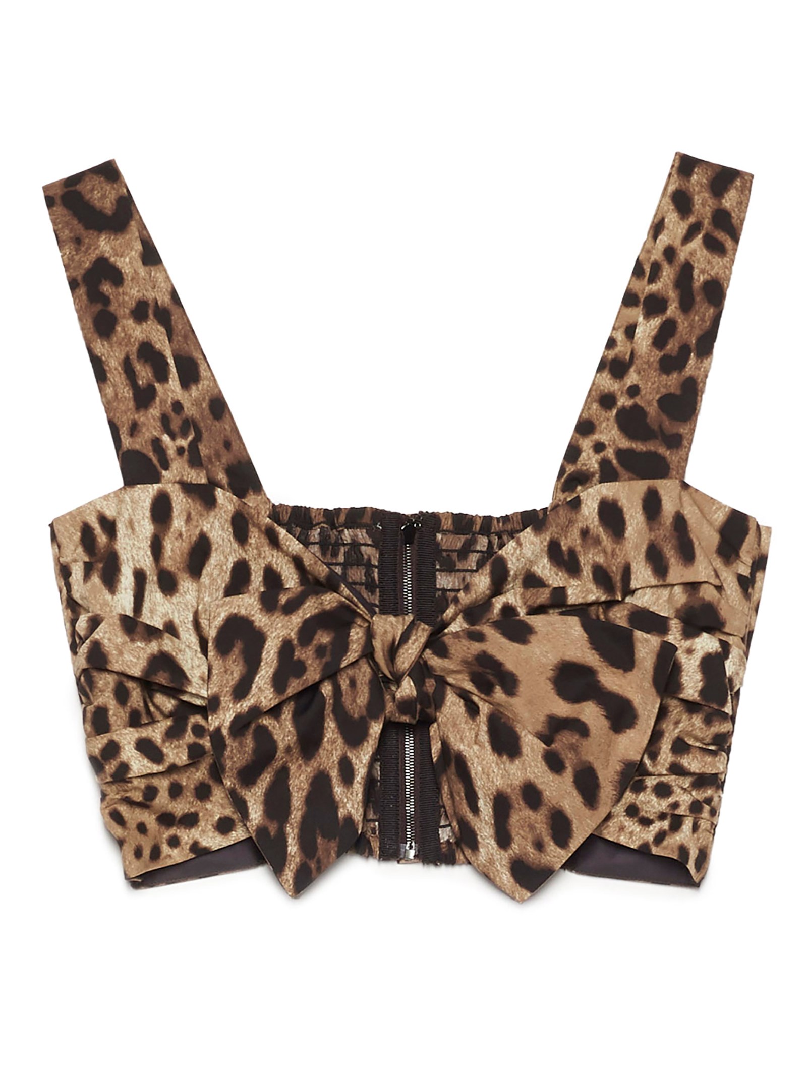All over animalier print top
