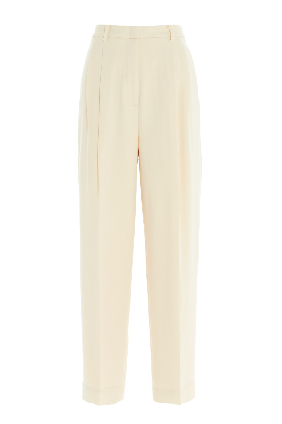 TORY BURCH Central Fold Crepe Pants