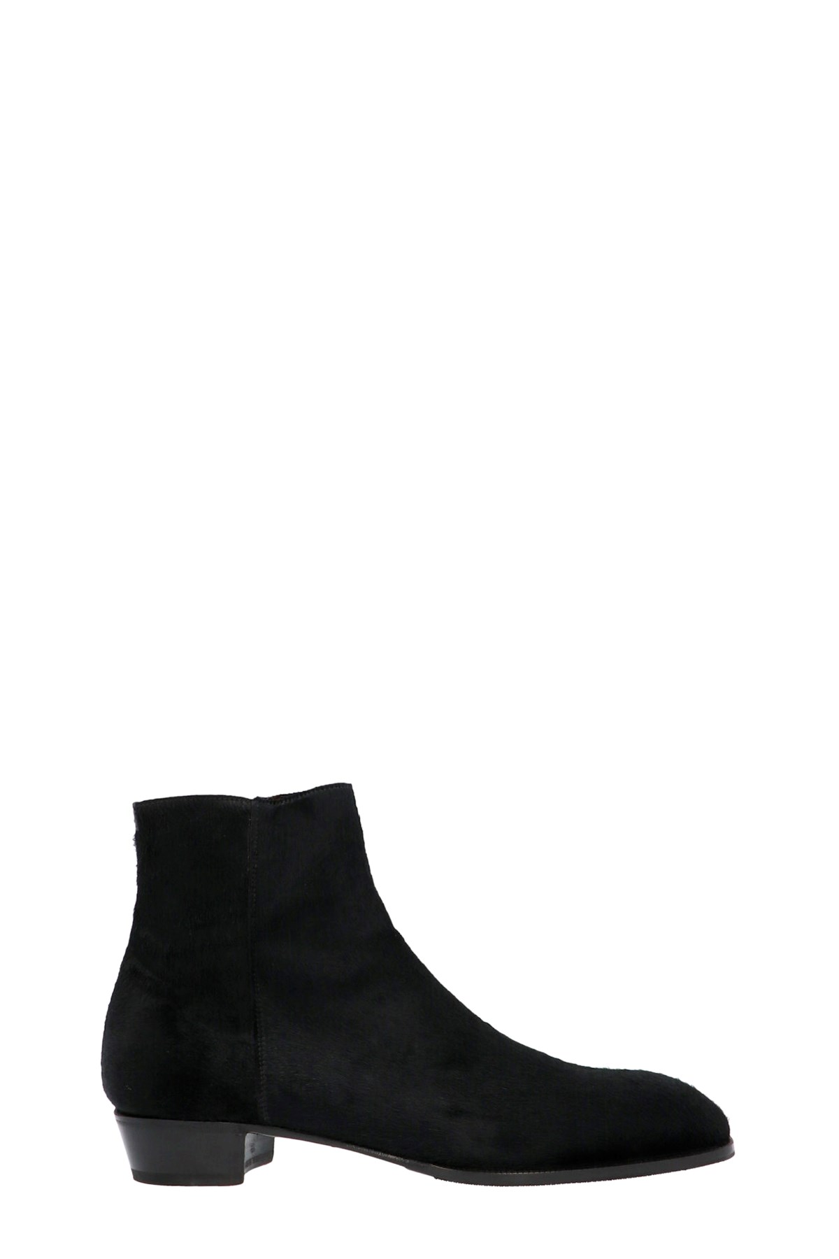 LIDFORT Pony Hair Ankle Boots
