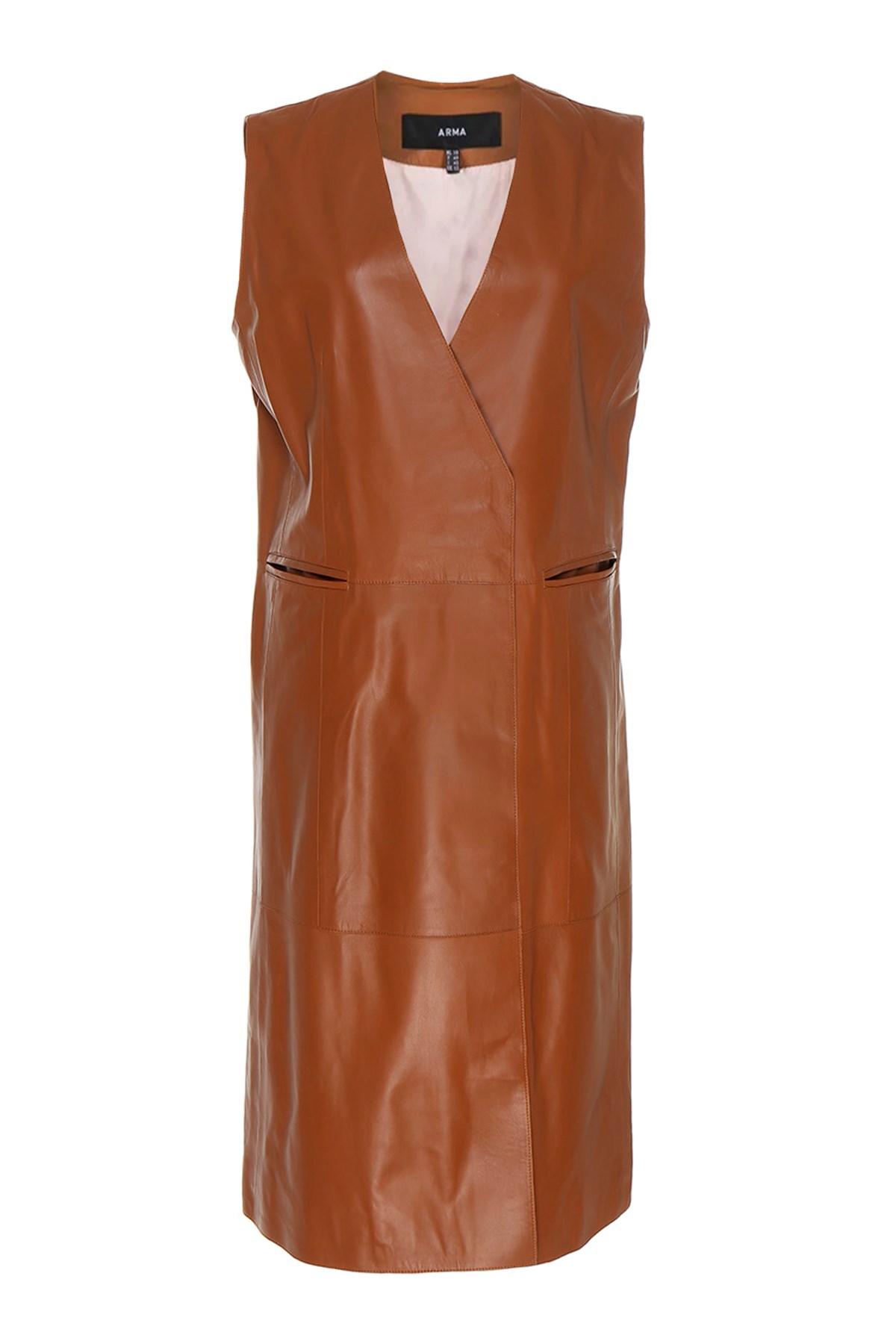 ARMA STUDIO 'Kynara' Leather Dress