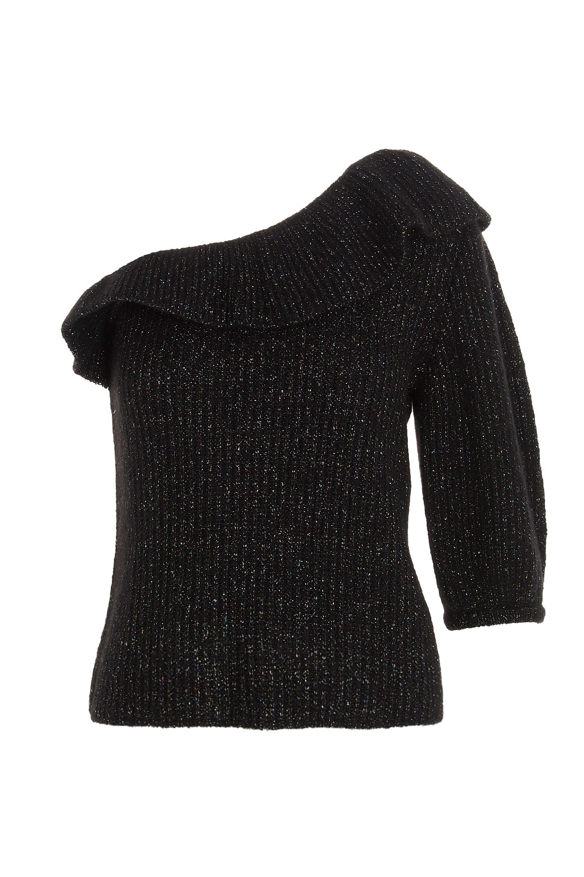 REDVALENTINO Lurex One-Shoulder Sweater