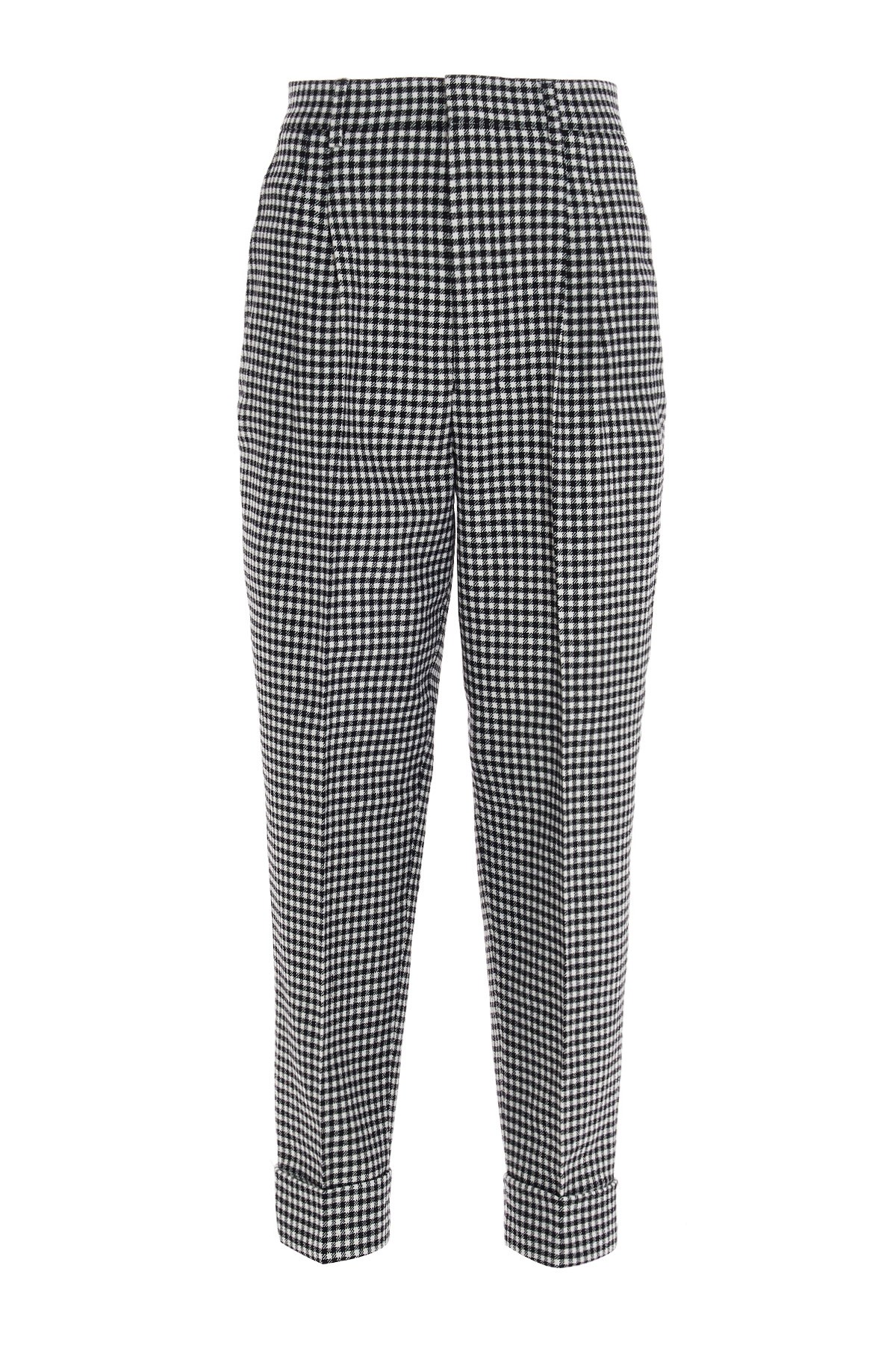 AMI PARIS All Over Check Wool Pants