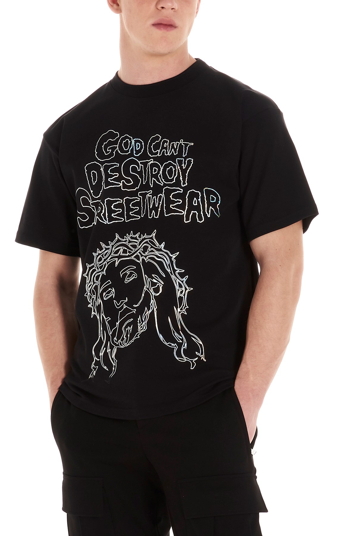 GCDS 'Jesus' T-Shirt