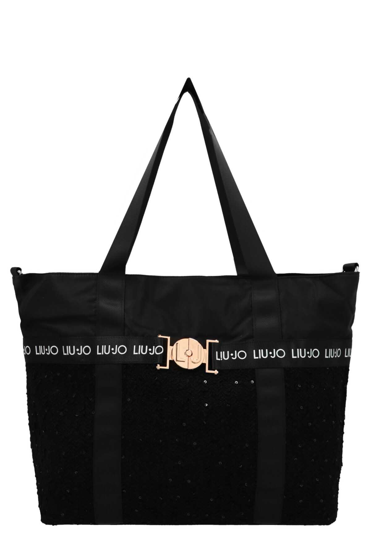 LIU JO Logo Tape Shopping Bag