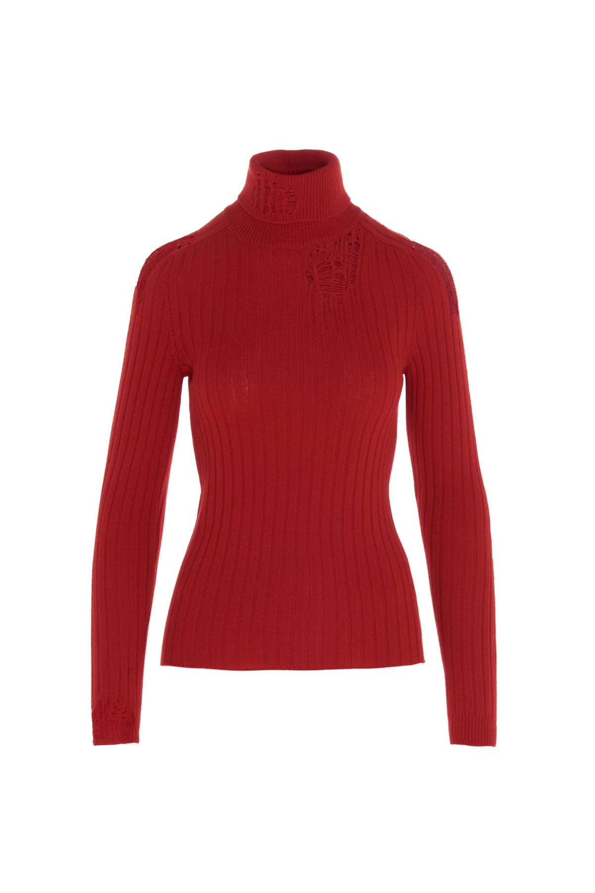 MAISON MARGIELA Pullover Aus Wolle Im Used-Look