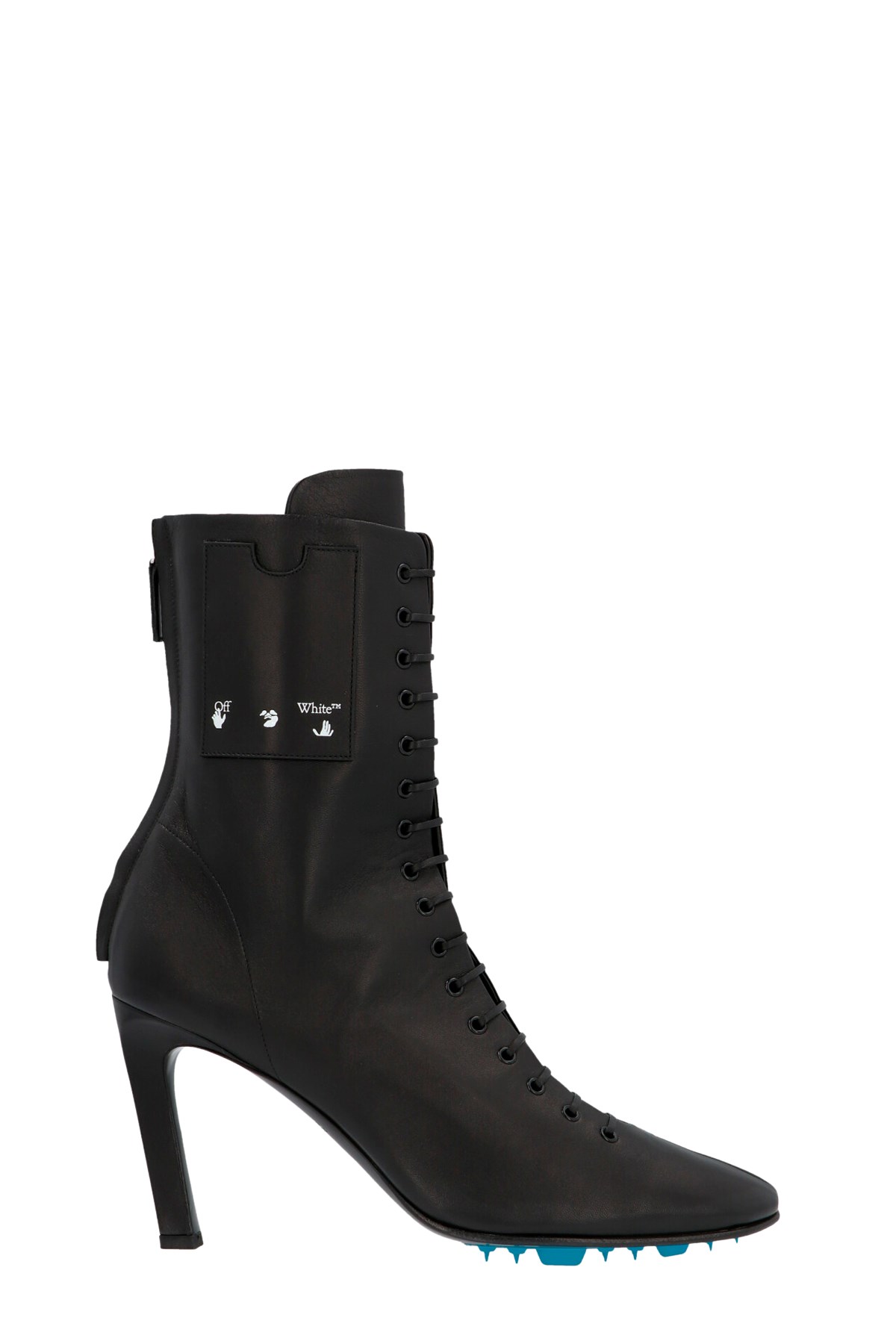 OFF-WHITE Logo Ankle Boots