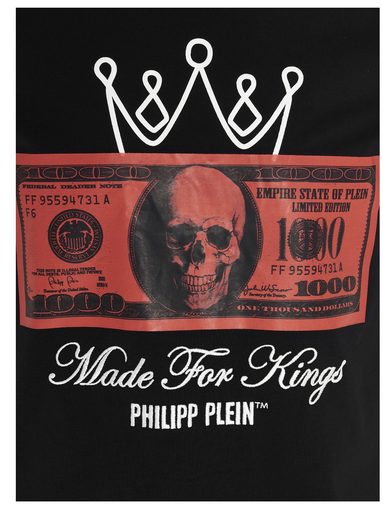 PHILIPP PLEIN-필립플레인 Dollar 달러 티셔츠 (MTK4607PJY002N02)... SSF Shop 필립플레인 Dollar 달러 티셔츠 (MTK4607PJY002N02)