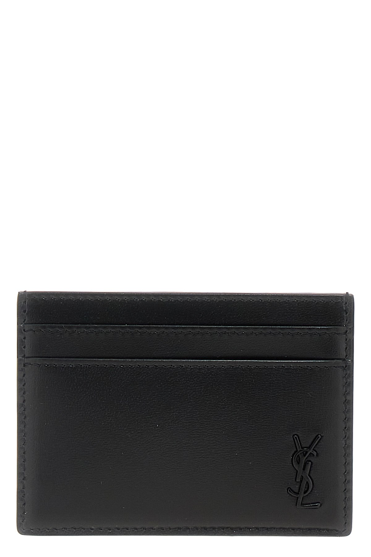 Saint Laurent Logo Leather Cardholder