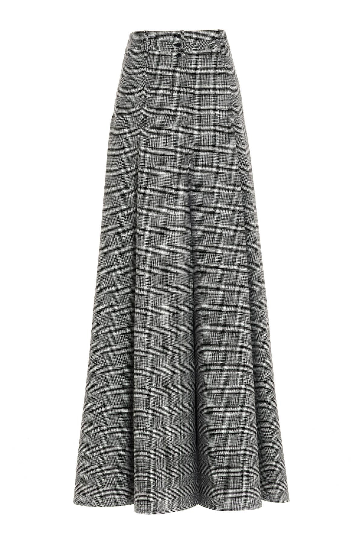VETEMENTS Front And Back Slit Wool Skirt