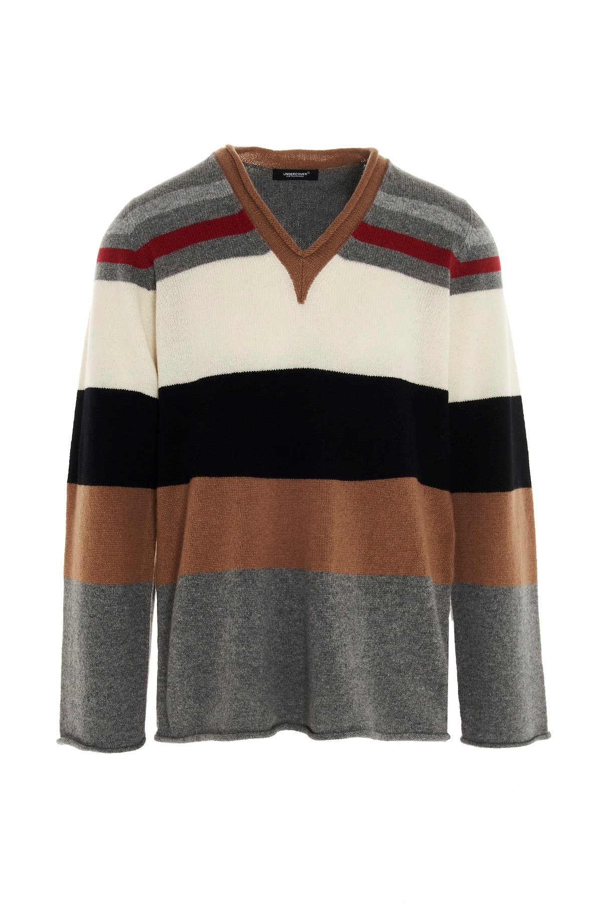 UNDERCOVER Color Block Wool Sweater