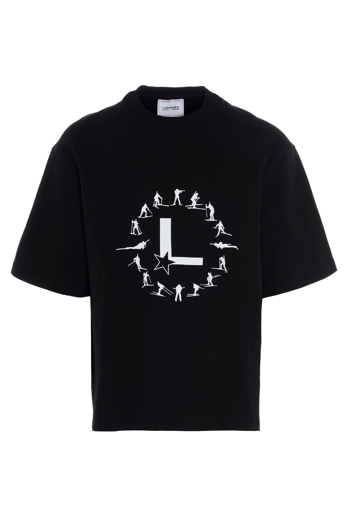 LOURDES NEW YORK Logo Printed T-Shirt