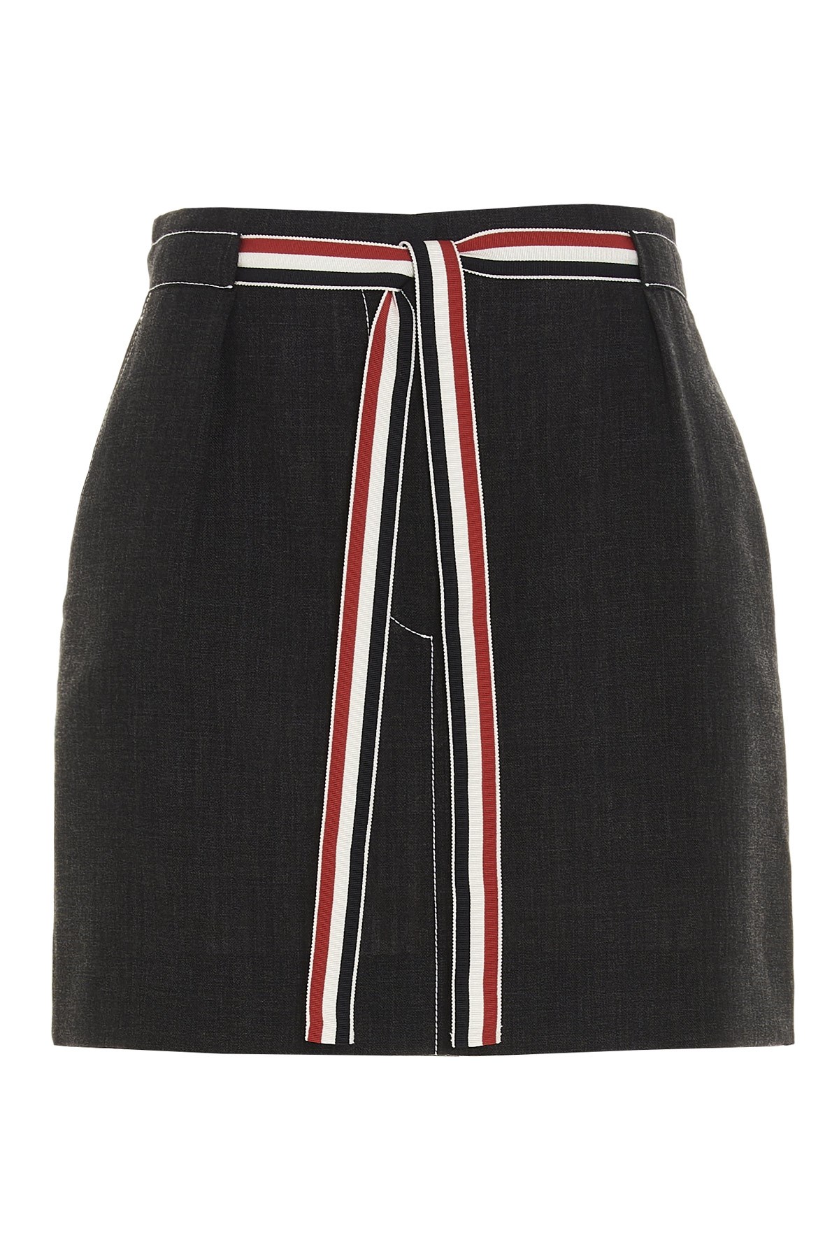 THOM BROWNE 'Rwb Stripes' Mini Skirt