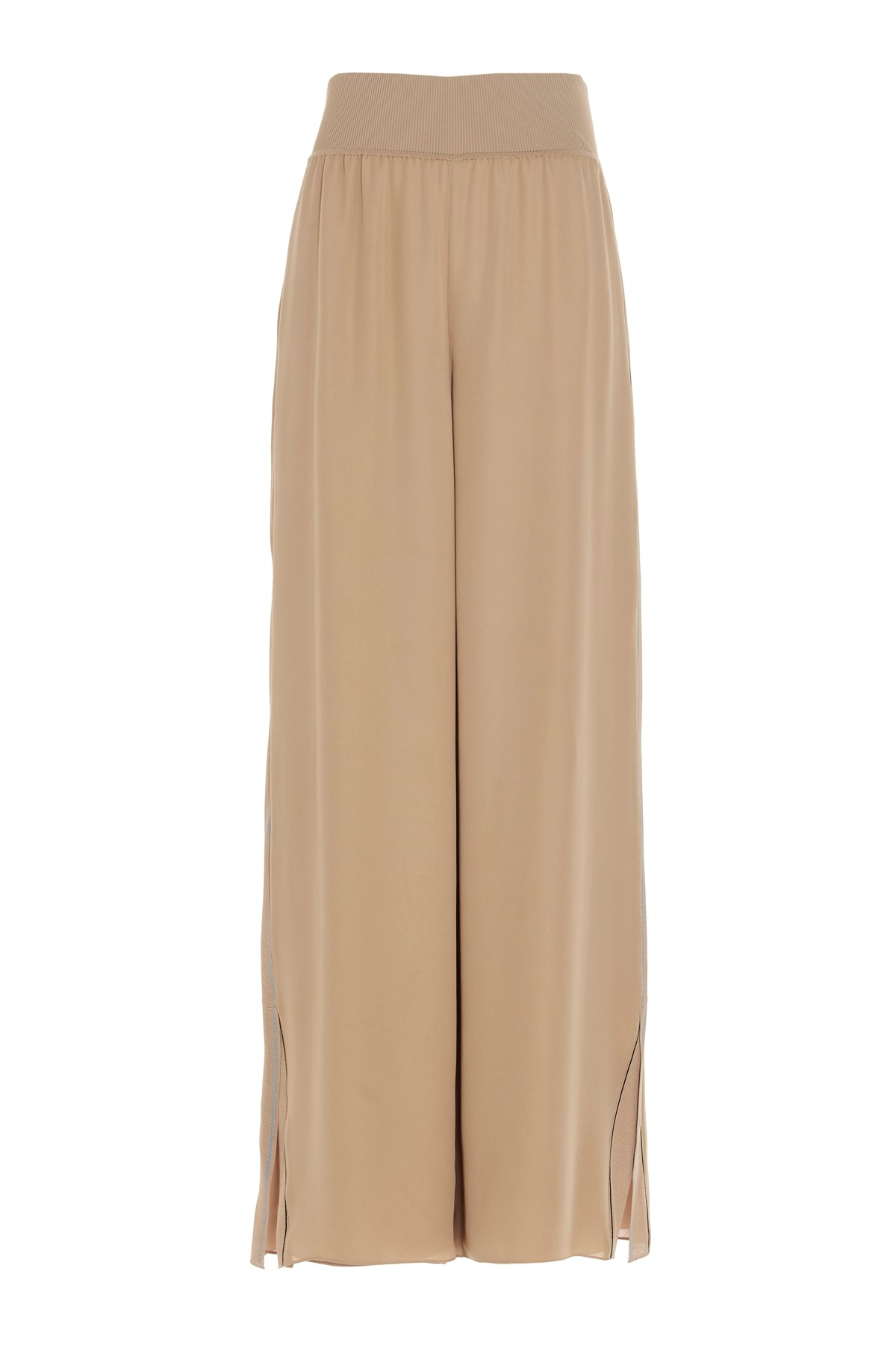 THEORY Silk Trousers With Side Piping