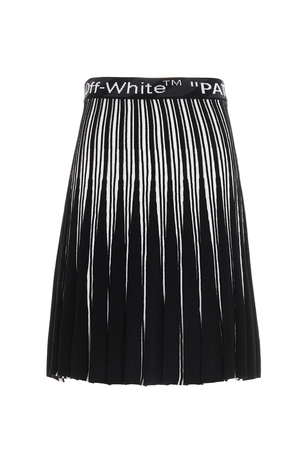OFF-WHITE Knitted Pleated Skirt