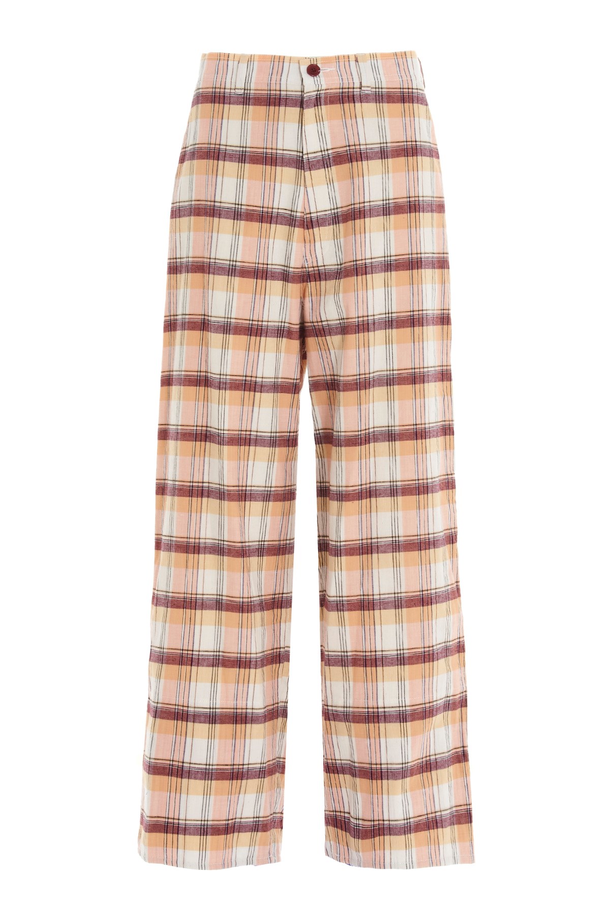 UNDERCOVER Check Cotton Trousers