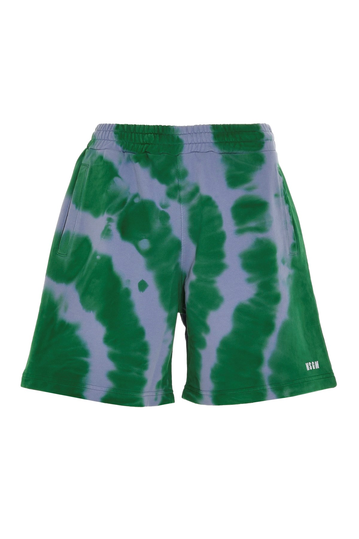 MSGM Tie-Dye Bermuda Shorts