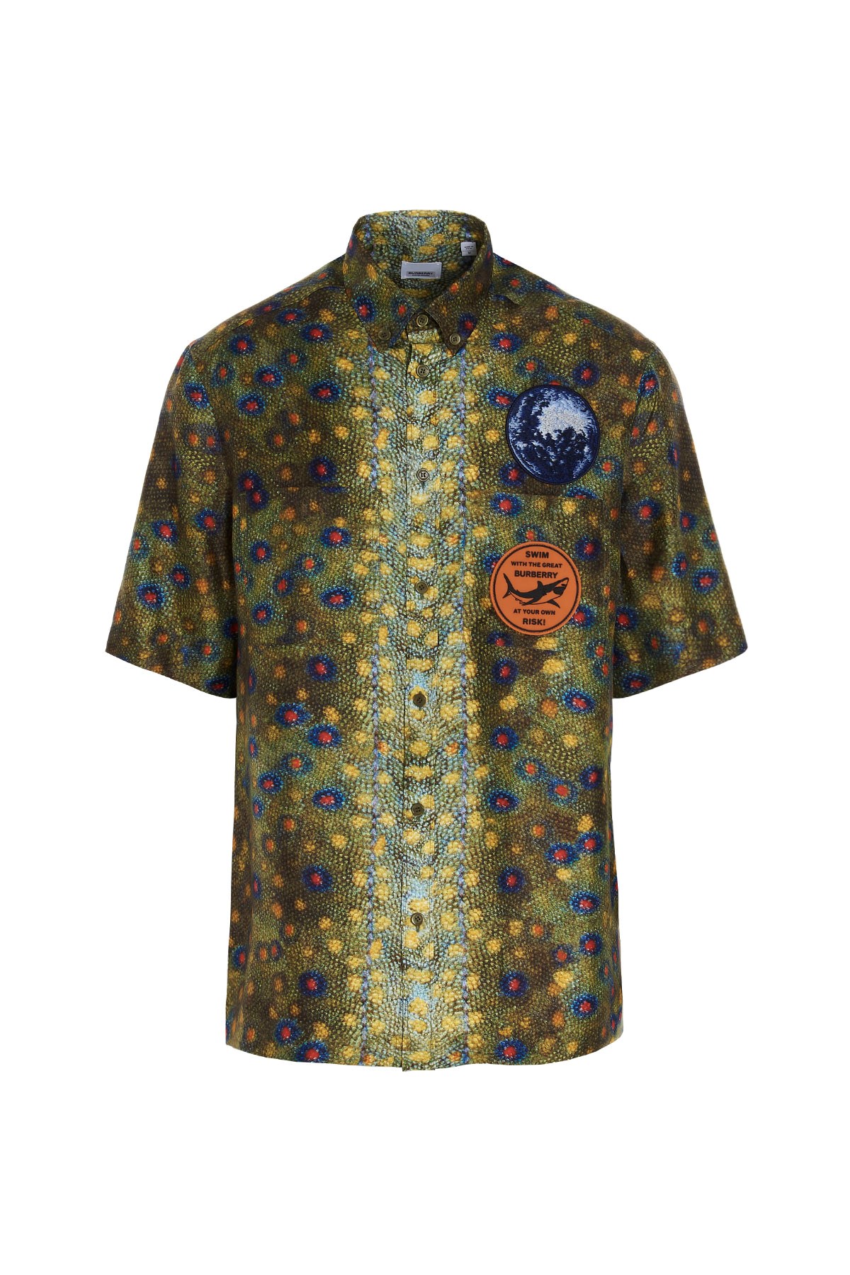 BURBERRY Silk Patterned Shirt