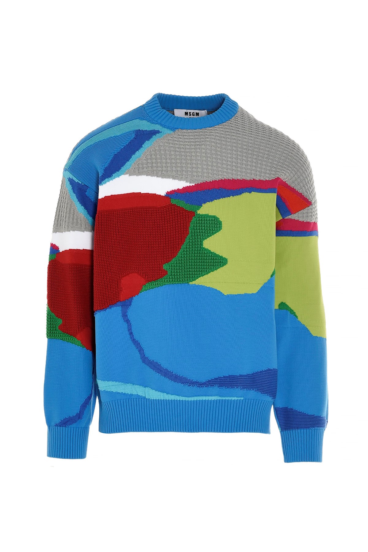MSGM All-Over Jacquard Sweater