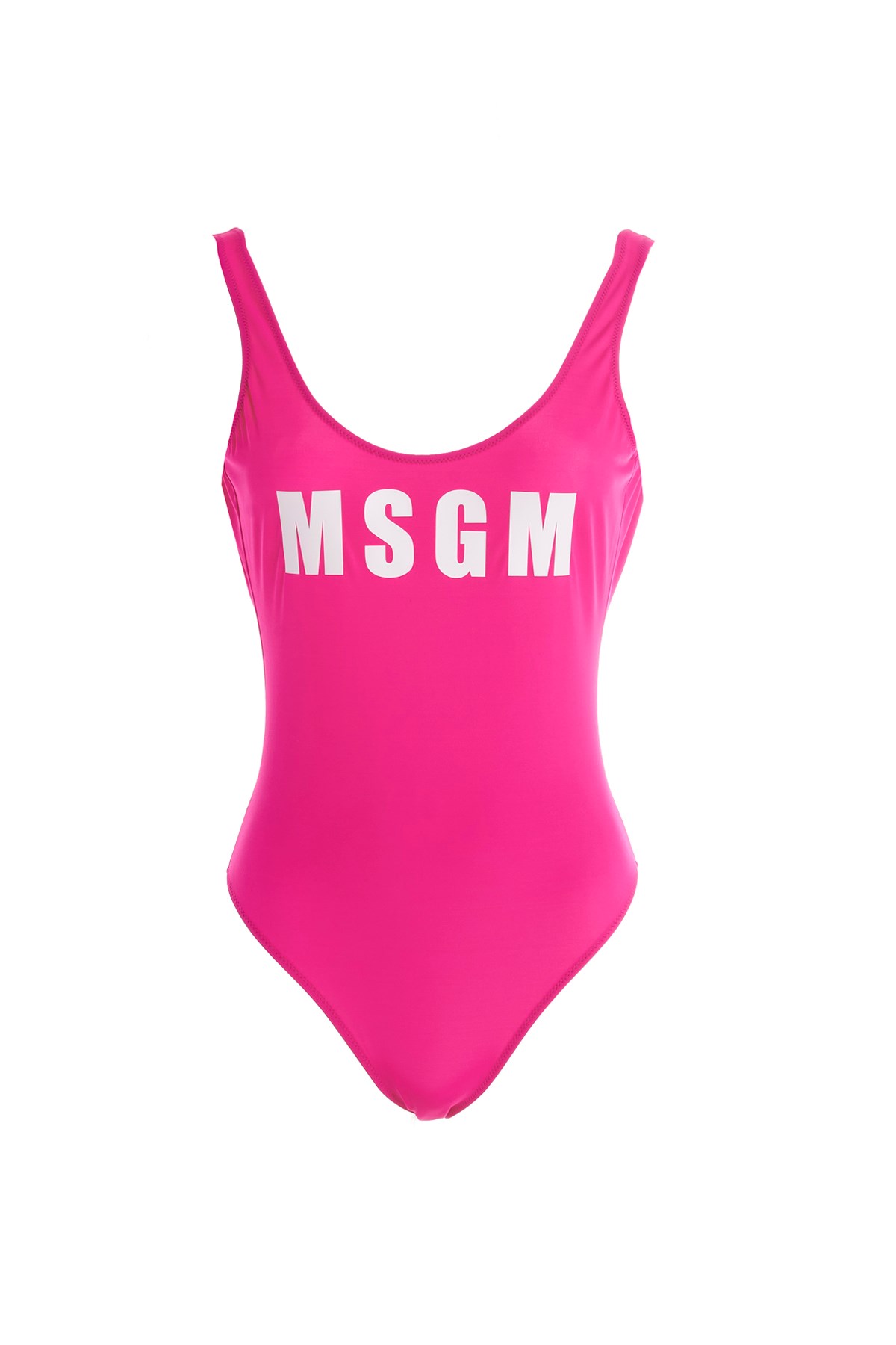 MSGM One-Piece Swimsuit With Logo Print