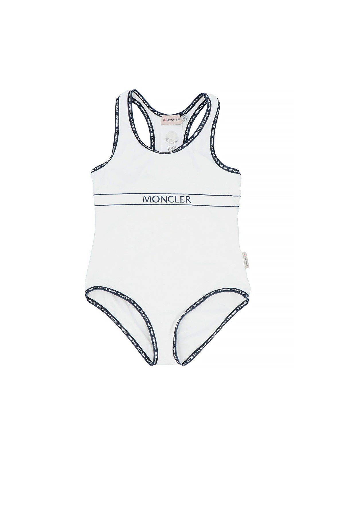 MONCLER ENFANT Einteiliges Badeanzug Mit Logo-Druck