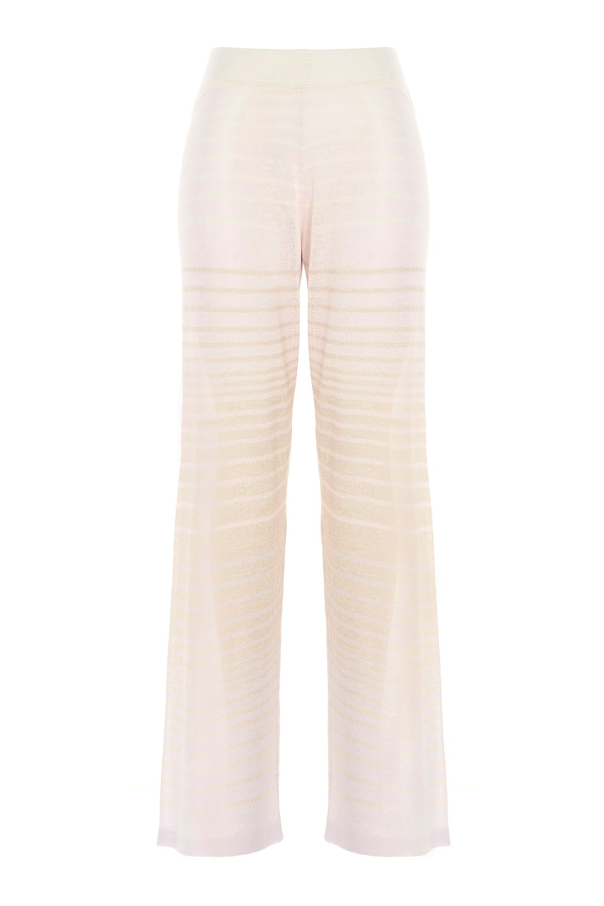 CANESSA Striped Linen Trousers