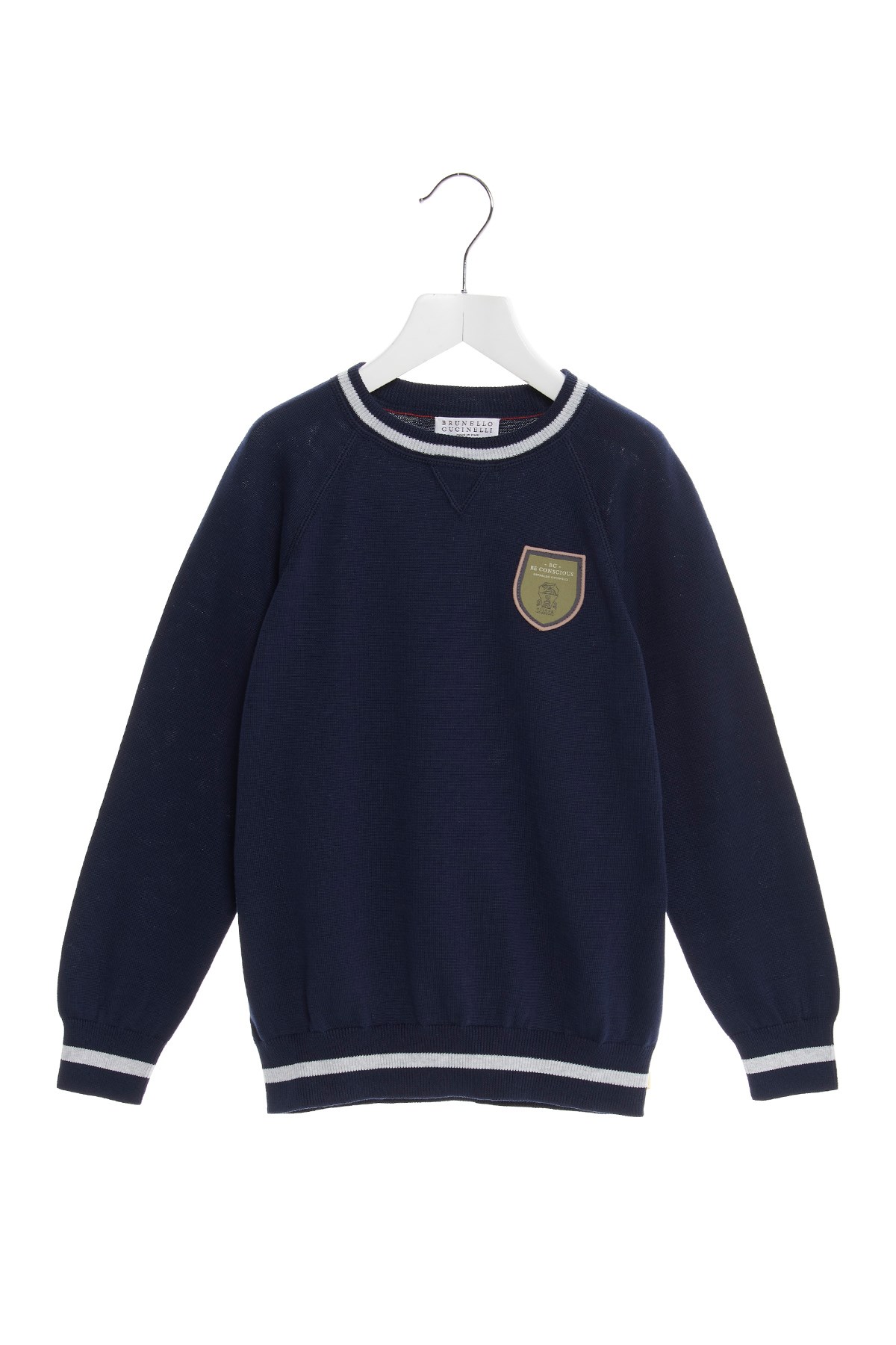 BRUNELLO CUCINELLI Logo Patch Sweater
