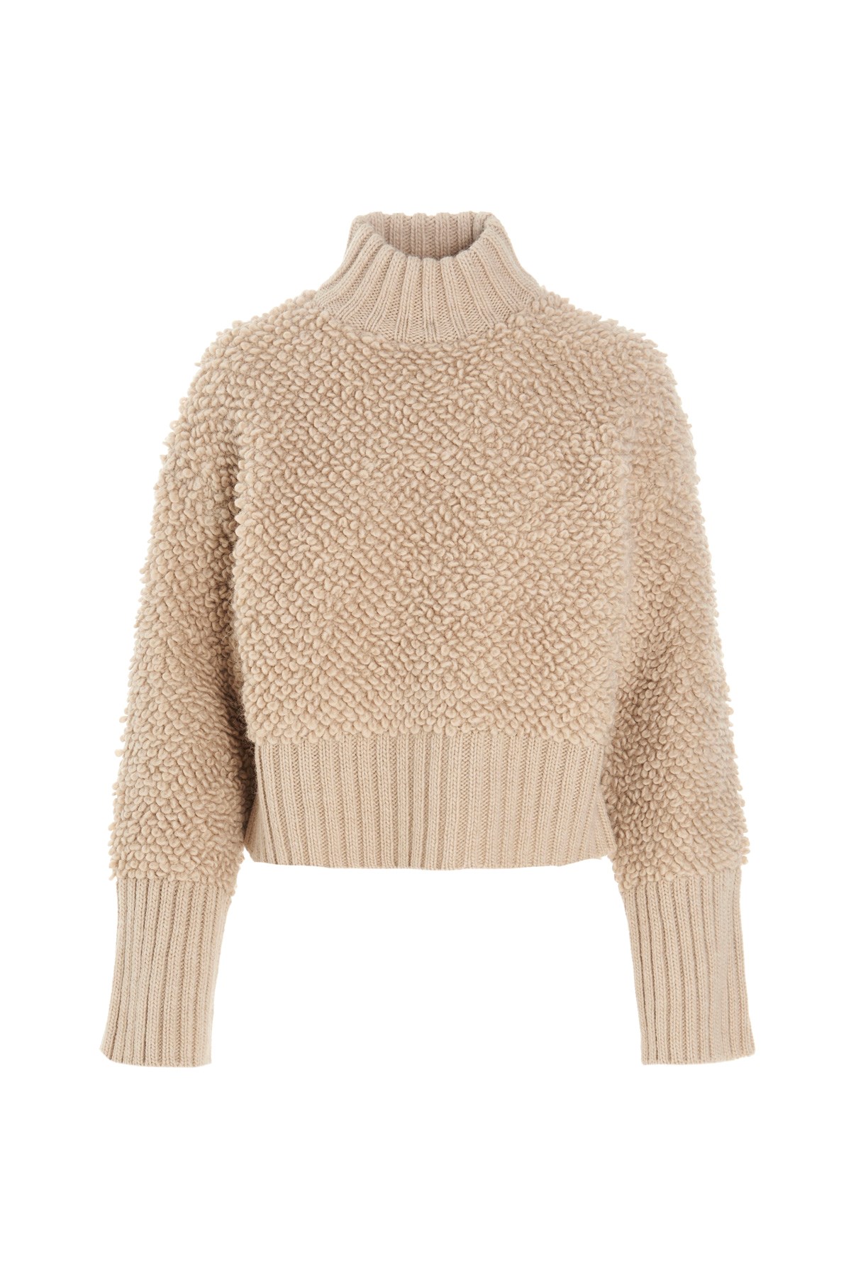 THE ATTICO Wool Turtleneck Sweater