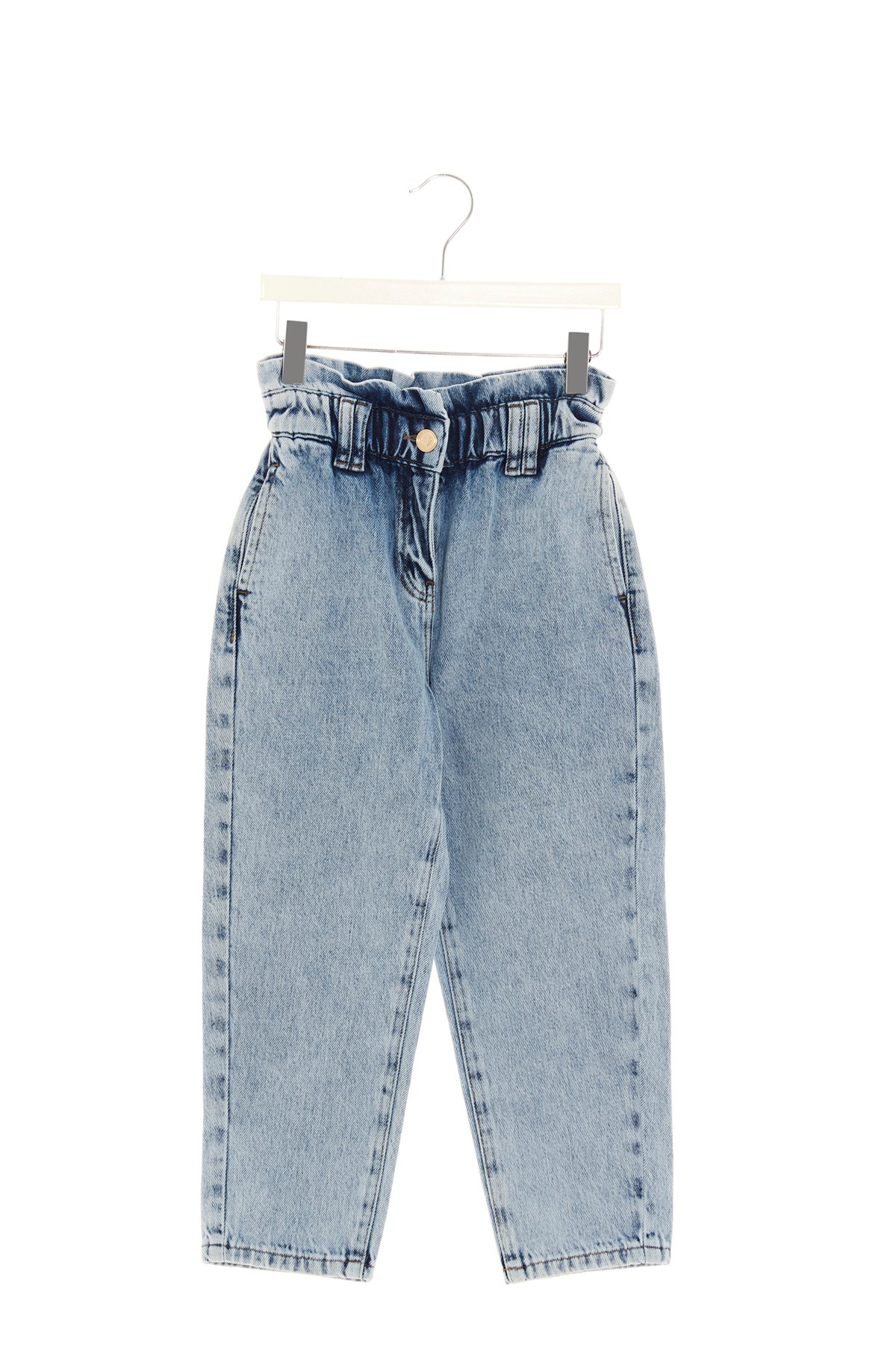 TWIN SET Elasticized Waist Jeans