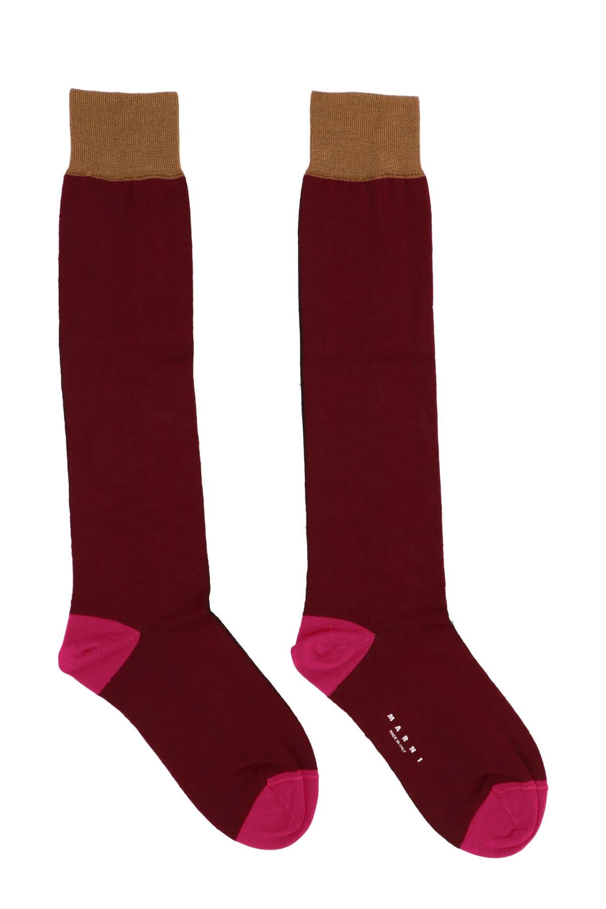 MARNI Color Block Socks
