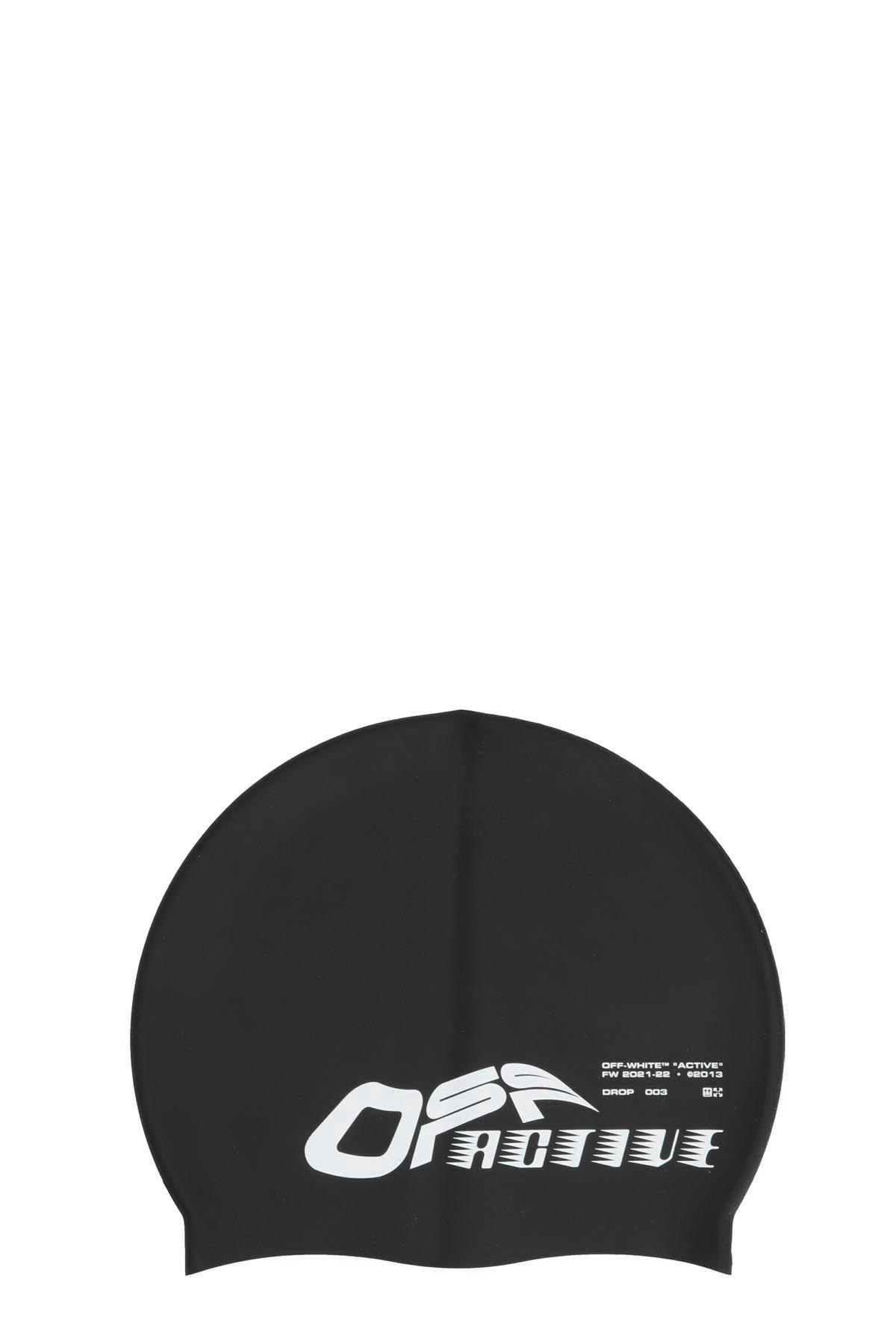 OFF-WHITE Logo Swimming Cap