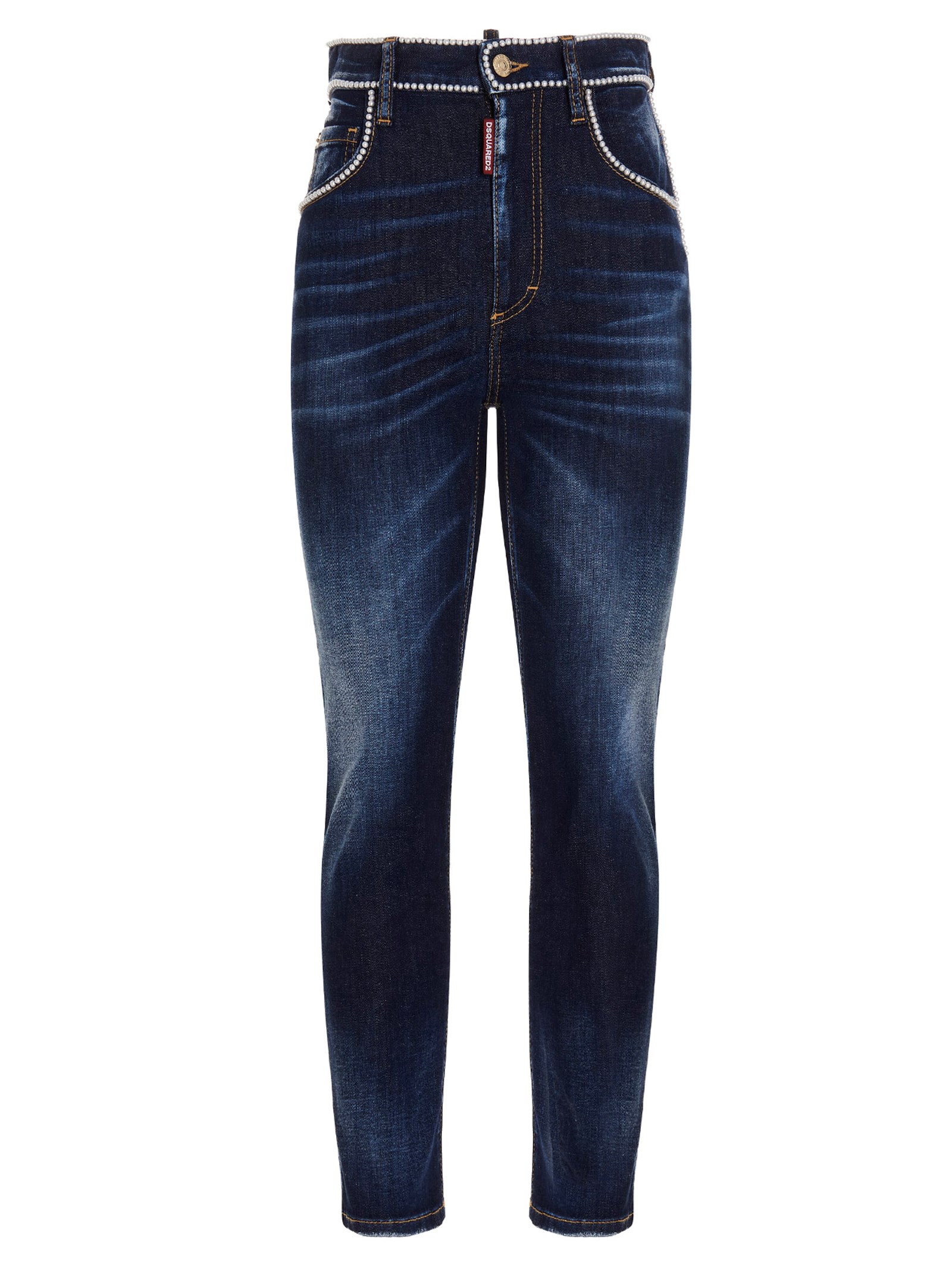 'High Waist Cropped Twiggy Jean’ jeans