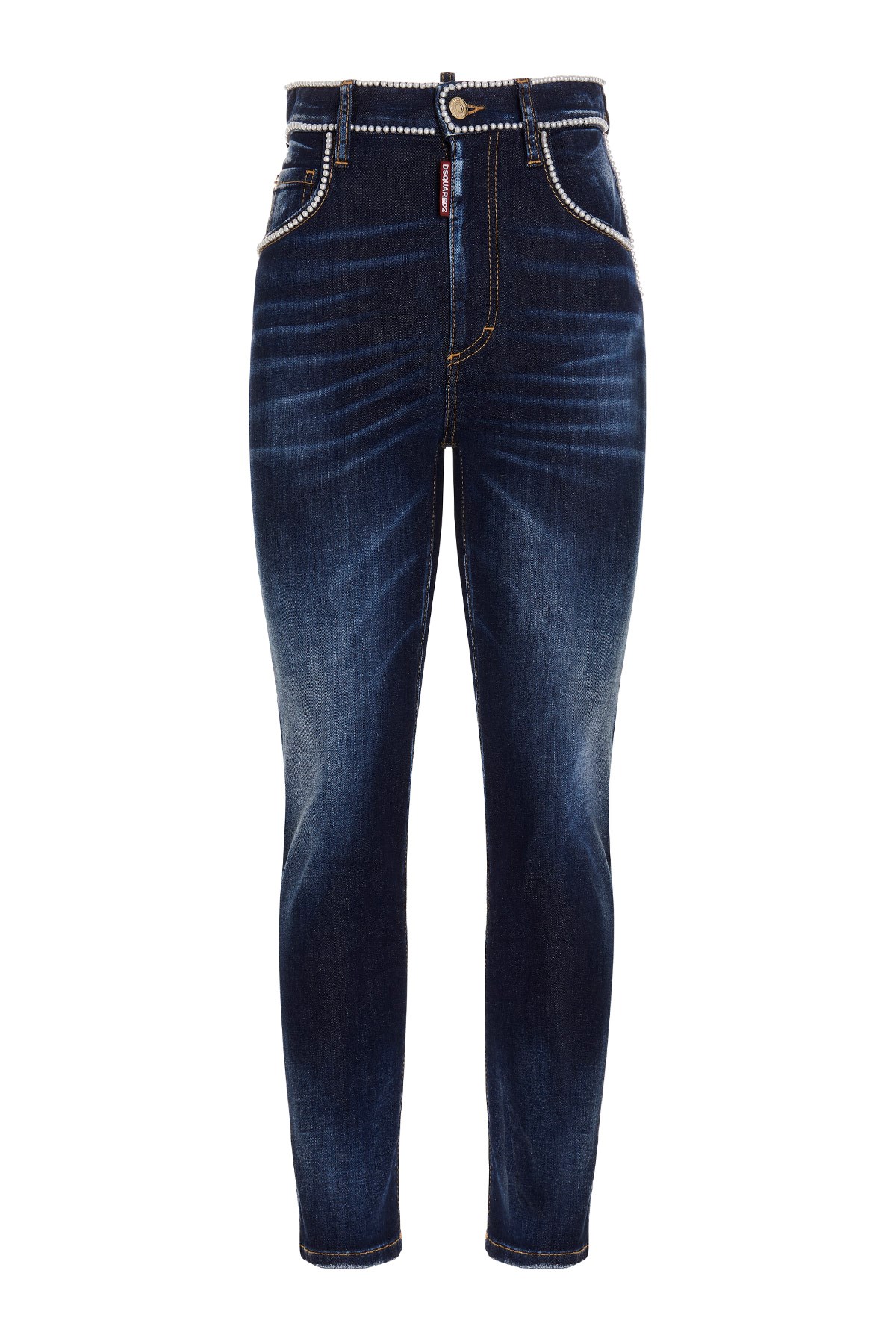 DSQUARED2 'High Waist Cropped Twiggy Jean’ Jeans