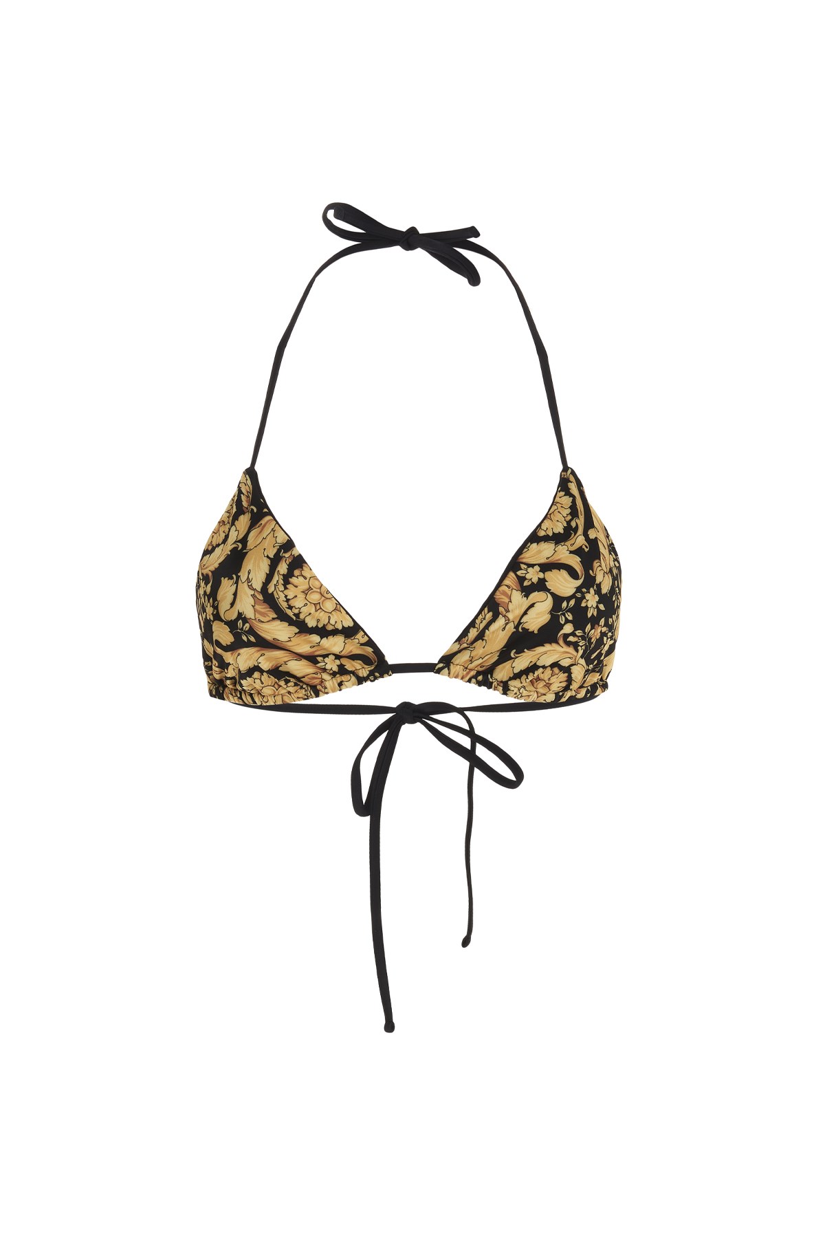 VERSACE 'Barocco’ Triangle Bikini Top