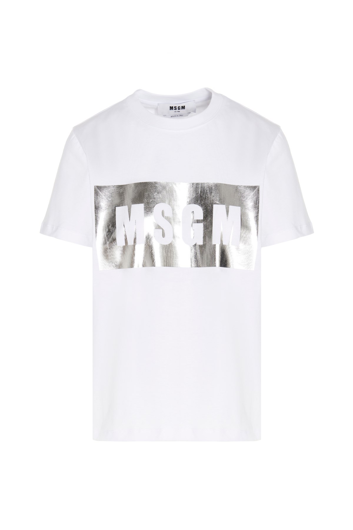 MSGM Metallic Logo T-Shirt