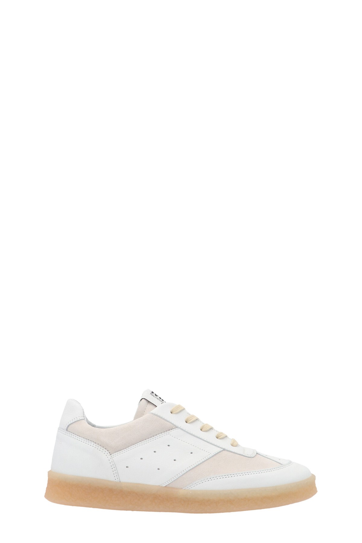 MM6 MAISON MARGIELA Suede Detail Leather Sneakers