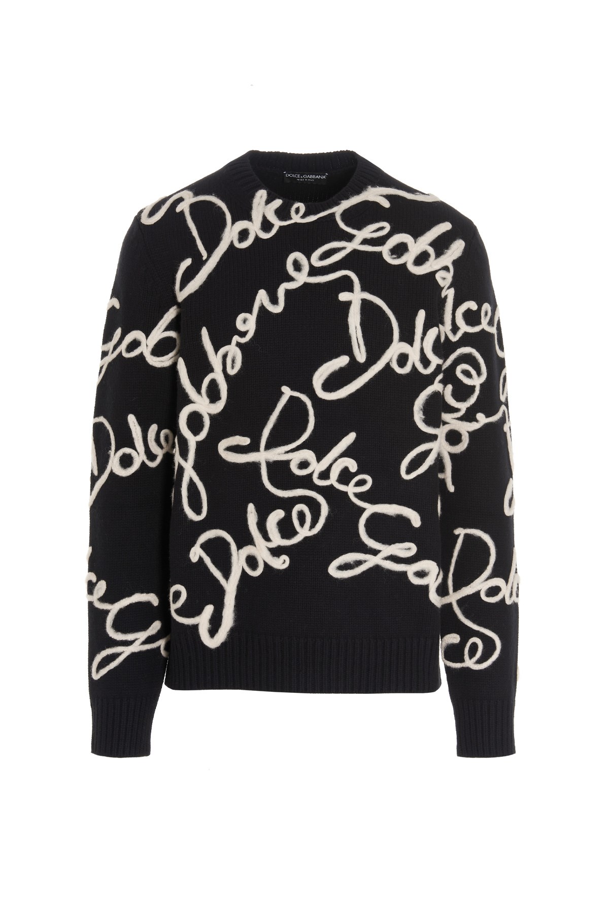 DOLCE & GABBANA Logo Intarsia Sweater