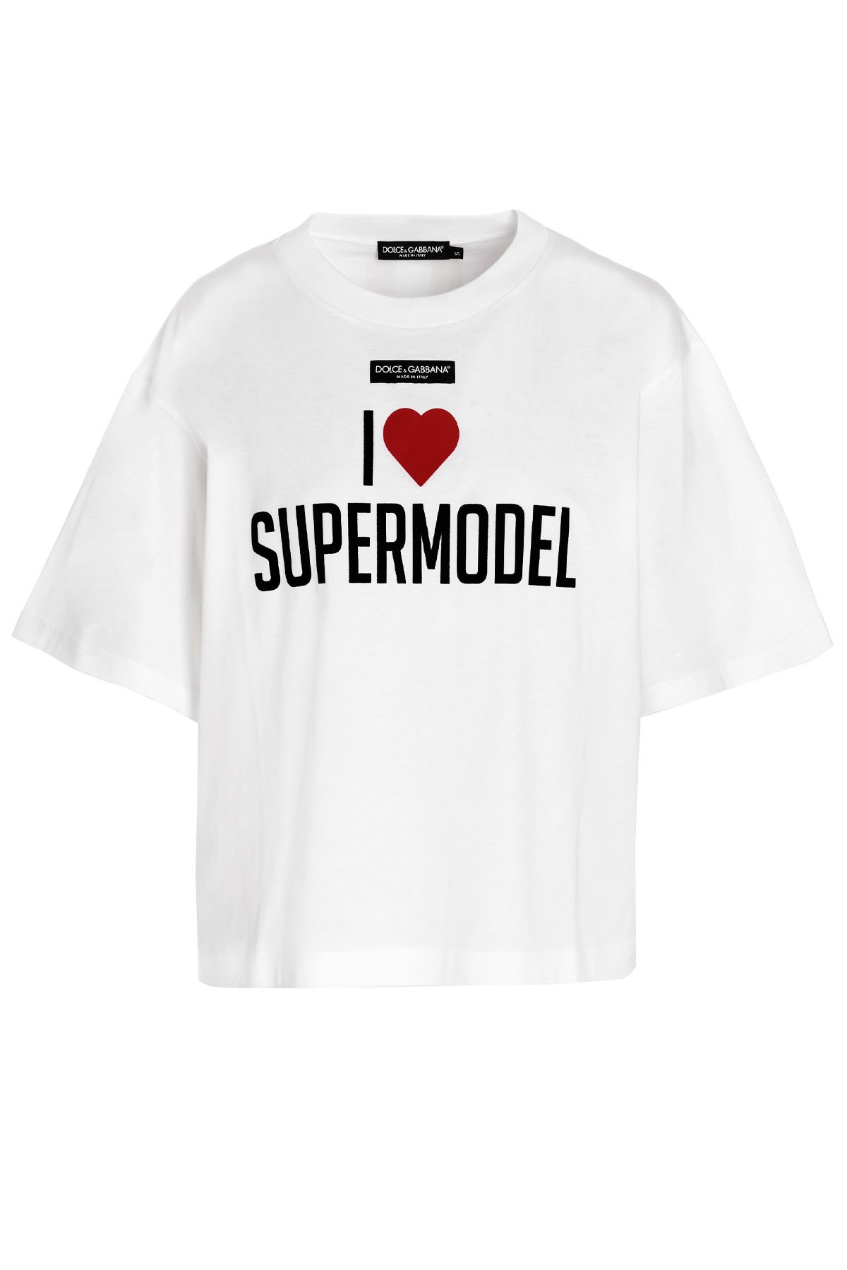 DOLCE & GABBANA T-Shirt 'Supermodel' Mit Print