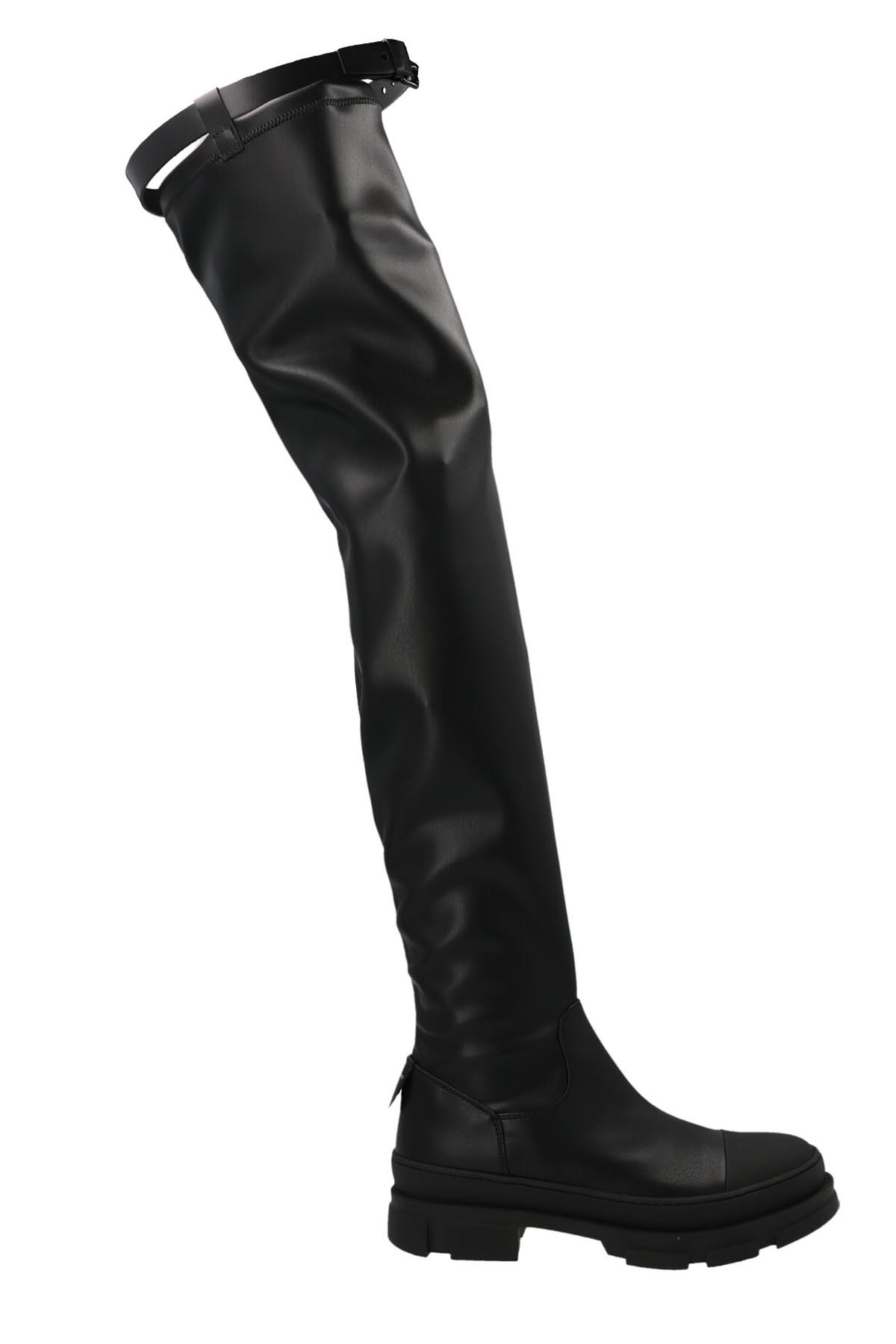 PHILOSOPHY Over-The-Knee Buckle Boots