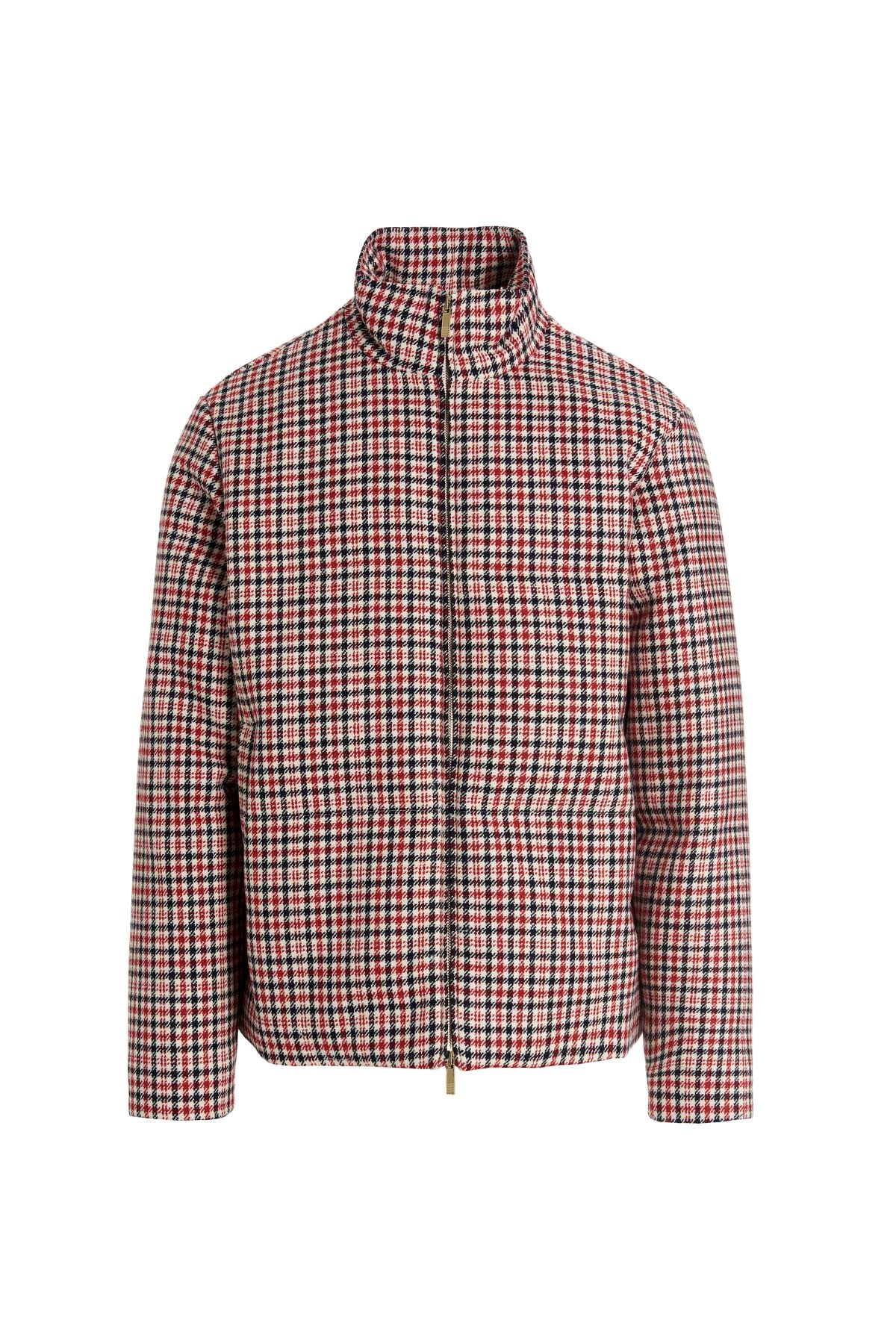 THOM BROWNE All-Over Check Down Jacket