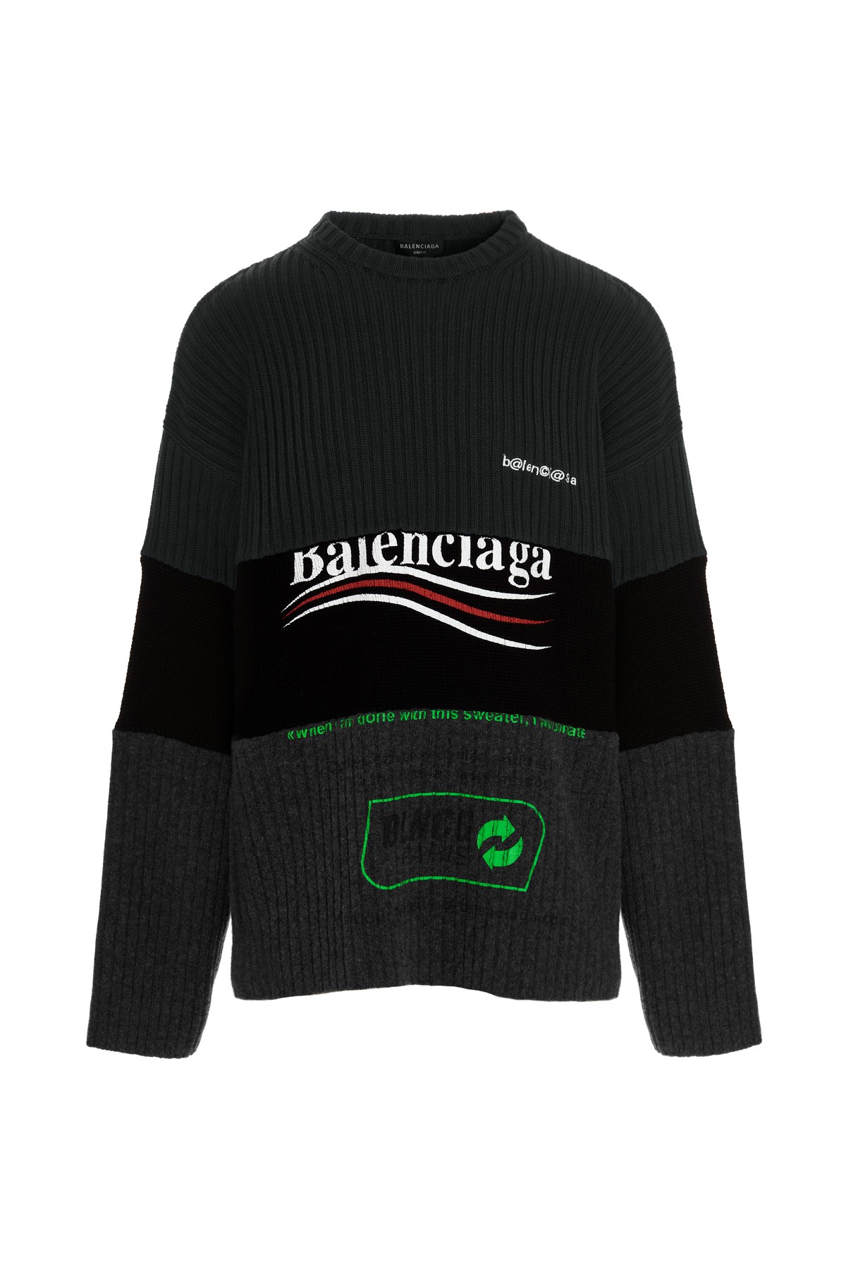 BALENCIAGA Logo Print Sweater