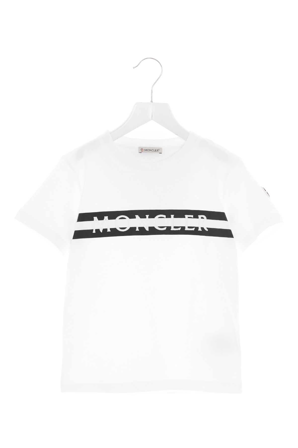 MONCLER ENFANT T-Shirt Mit Logostickerei