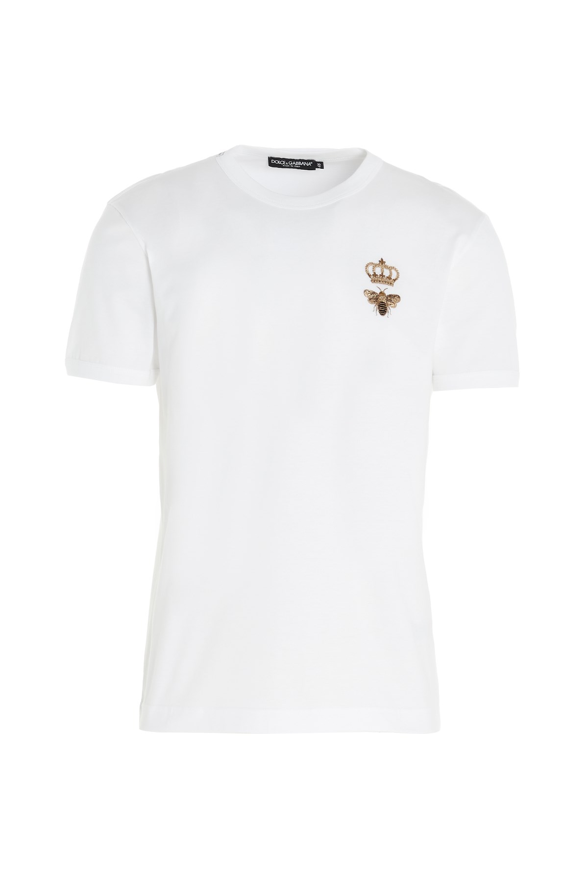DOLCE & GABBANA T-Shirt Mit Stickerei 'Crown'