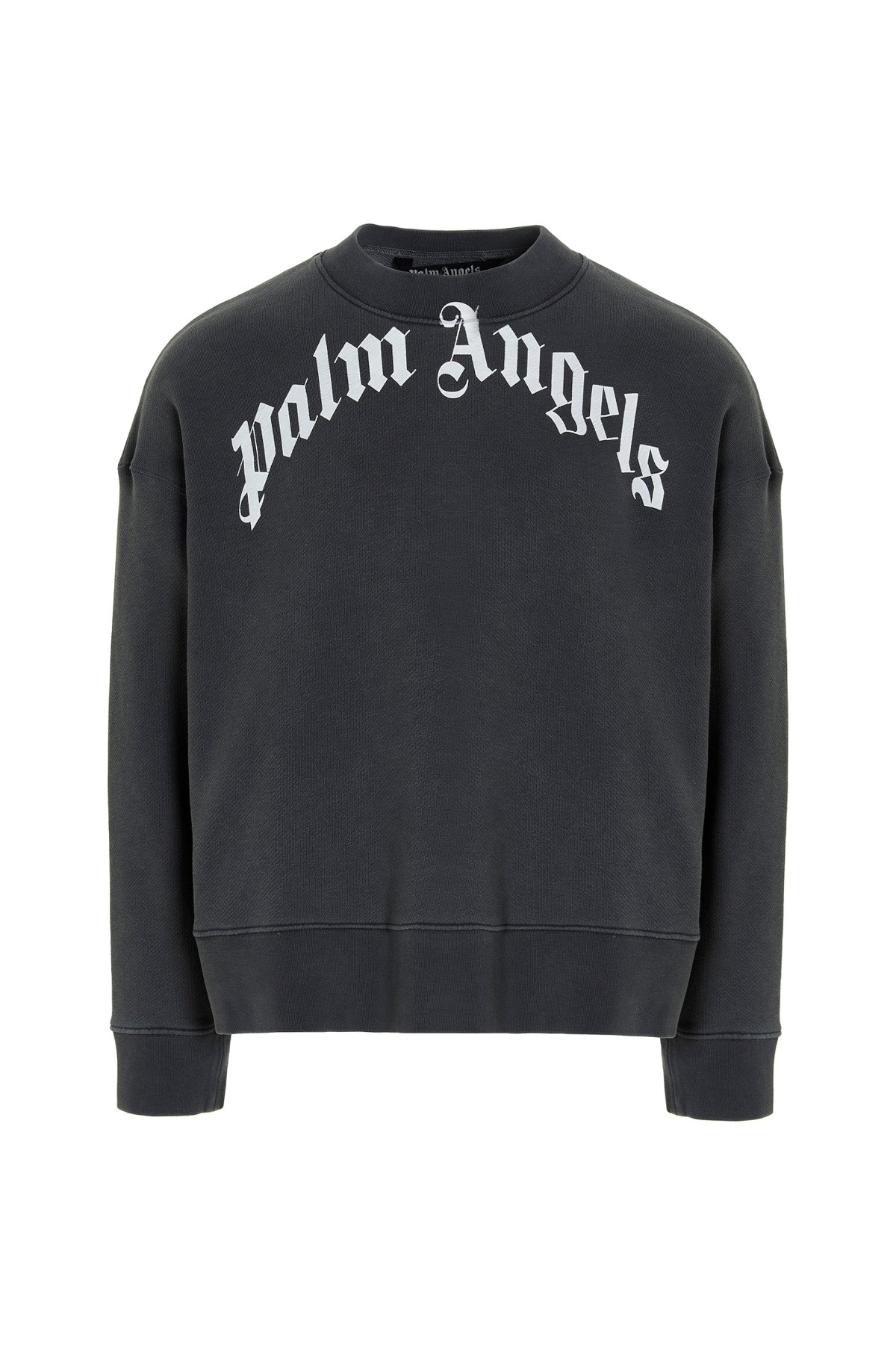 PALM ANGELS 'Curved Logo' Sweatshirt