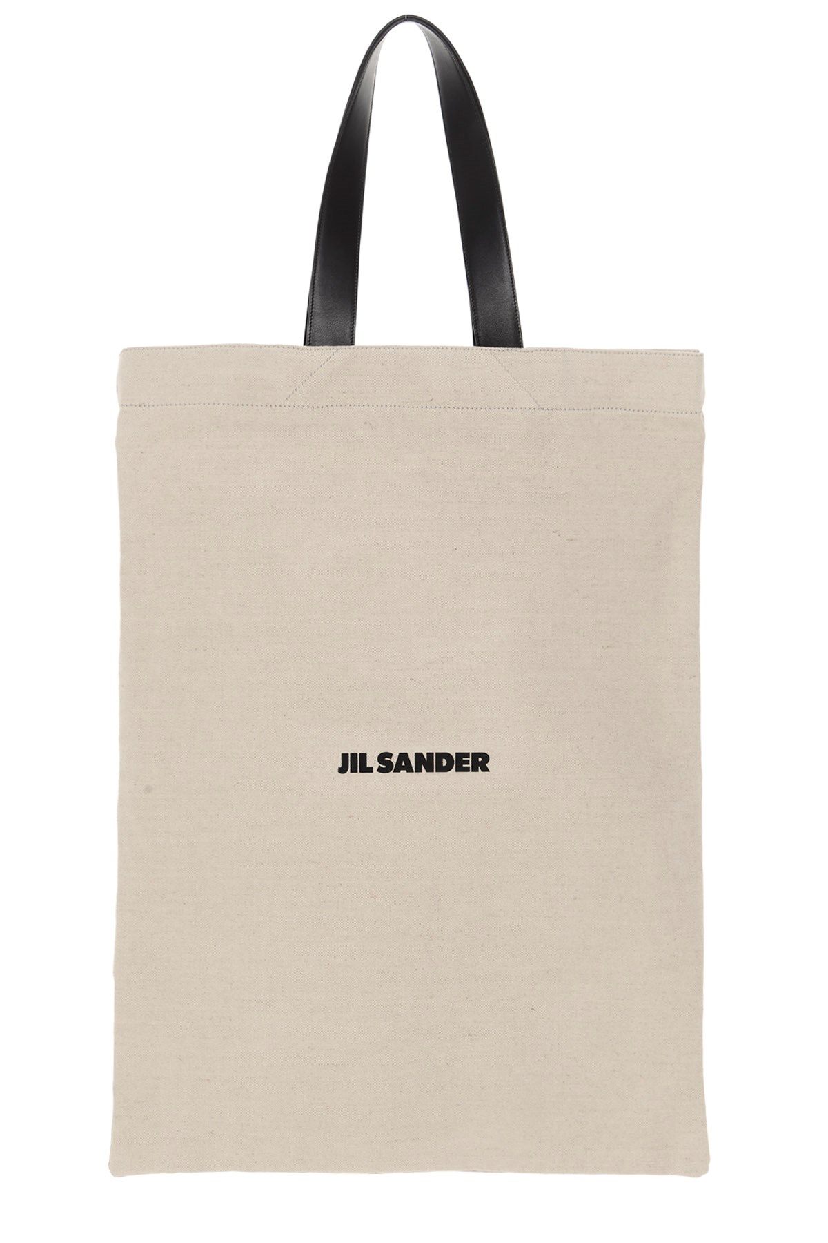 JIL SANDER Large Canvas Shopping Bag