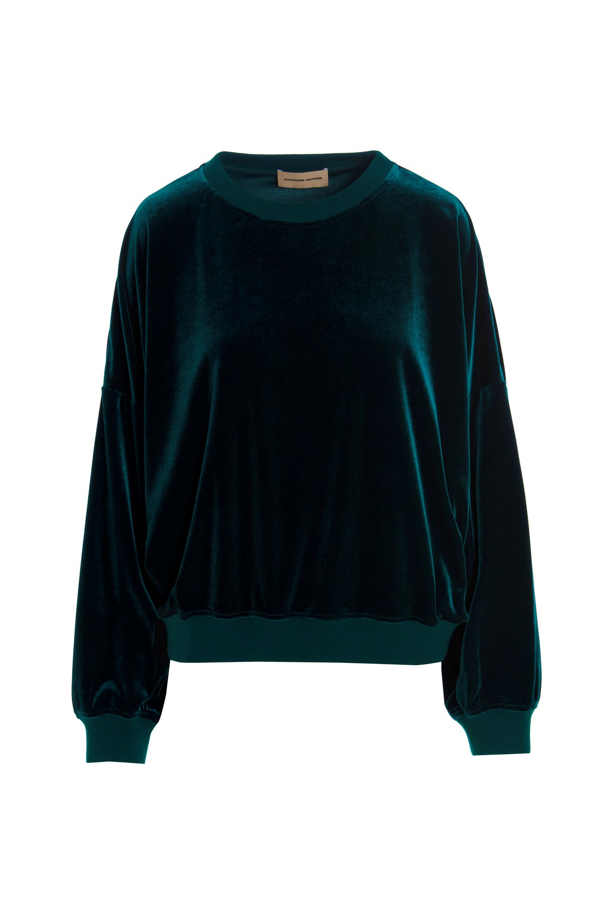 ALEXANDRE VAUTHIER Velvet Sweatshirt