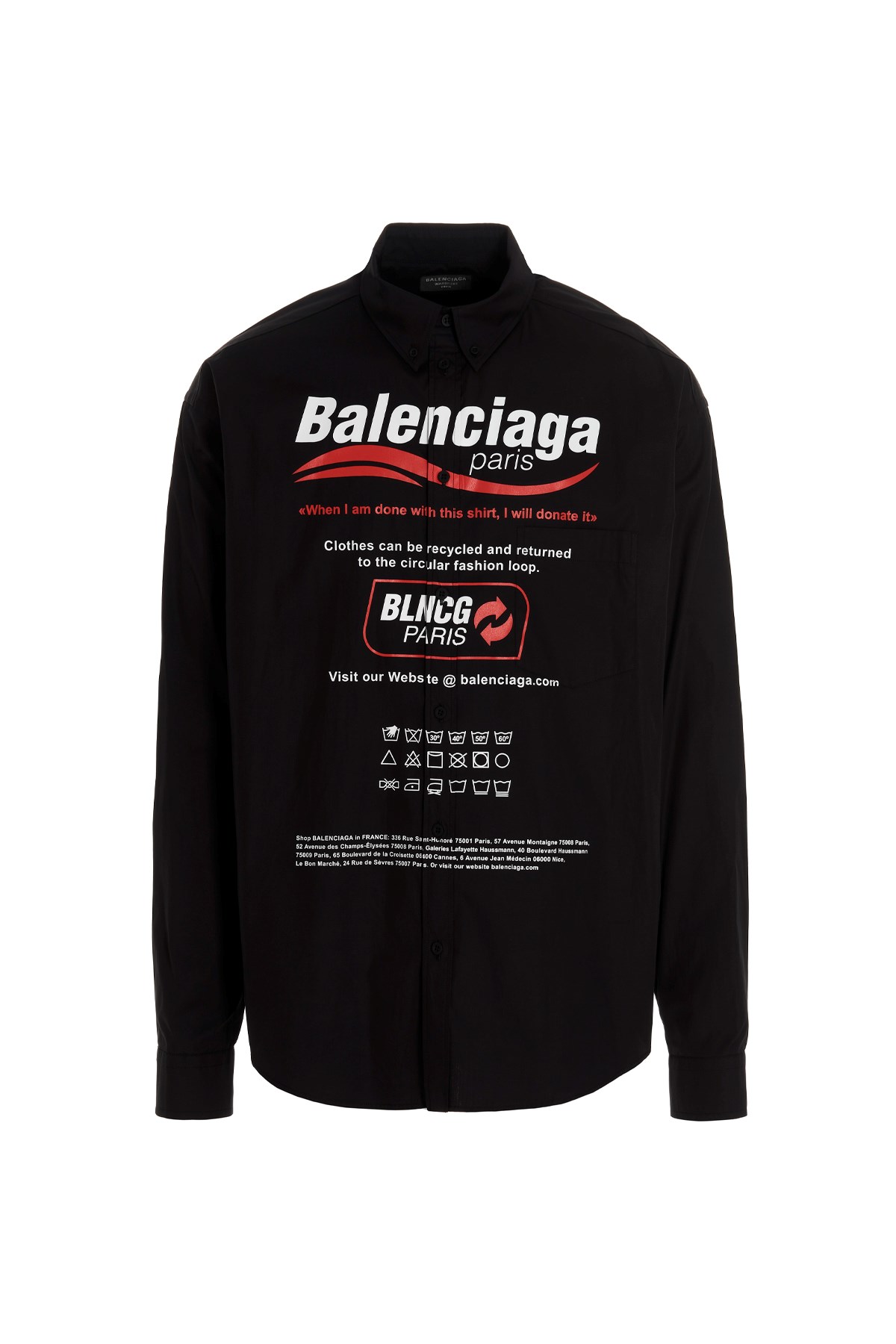 BALENCIAGA 'Large Fit Shirt’ Shirt