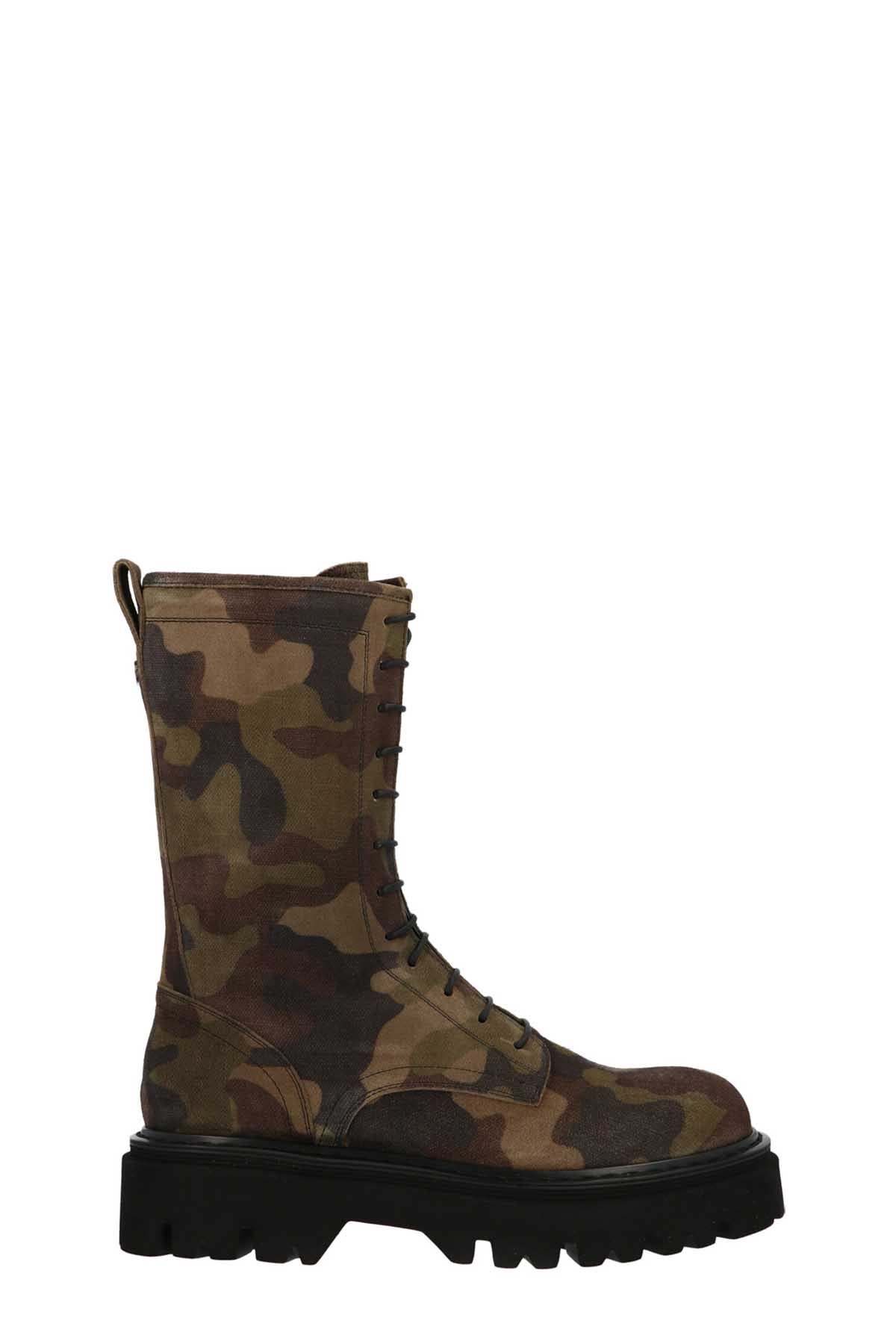 CASADEI Camouflage Desert Boots