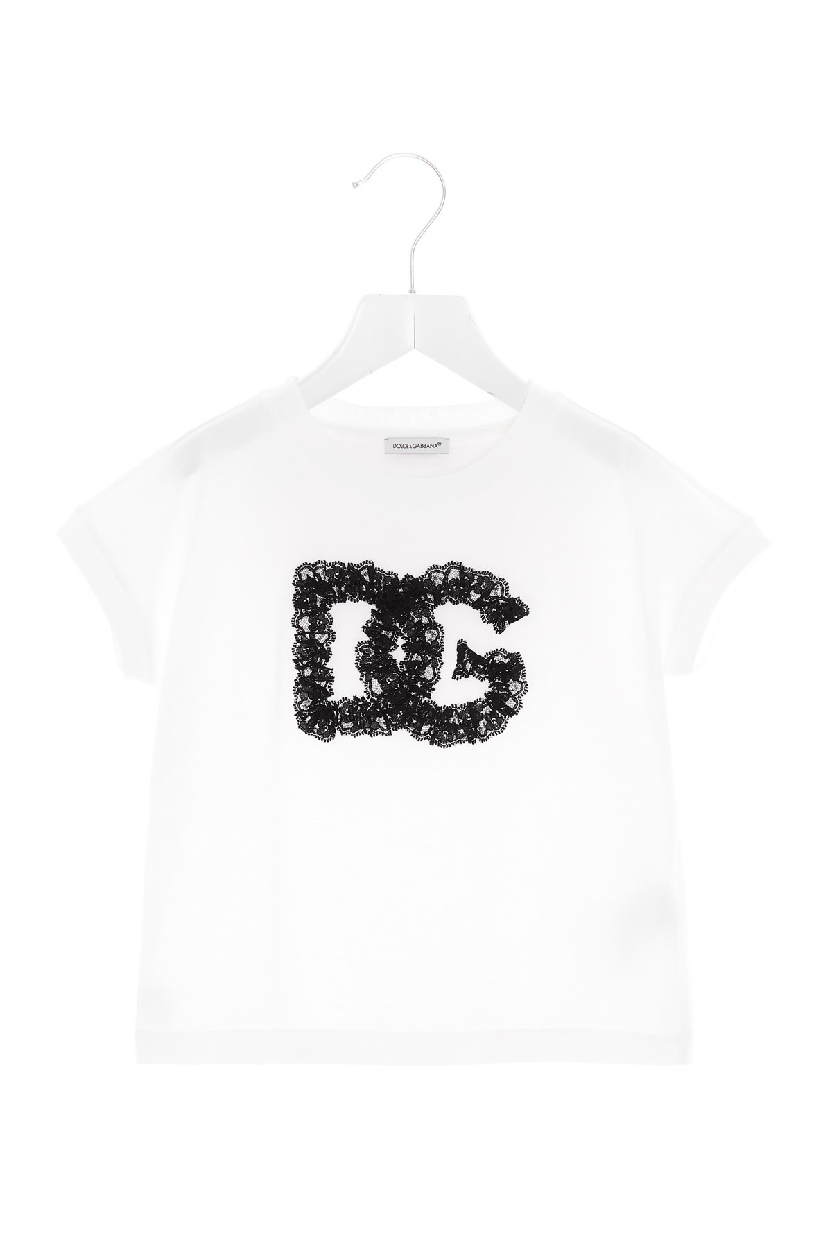 DOLCE & GABBANA T-Shirt Mit Spitzenlogo